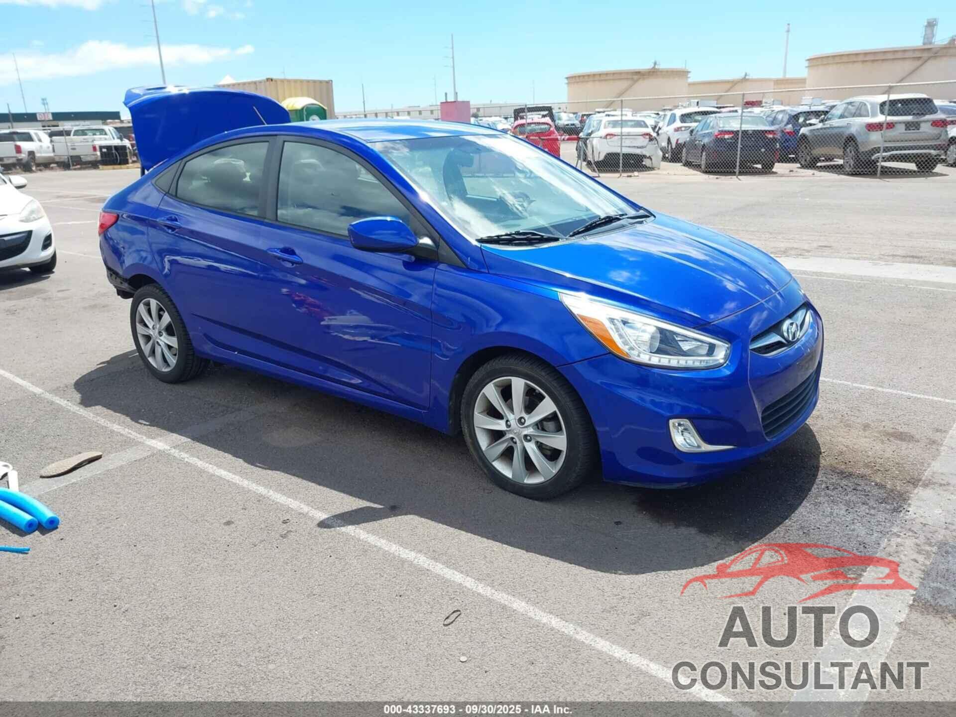 HYUNDAI ACCENT 2014 - KMHCU4AE0EU741327