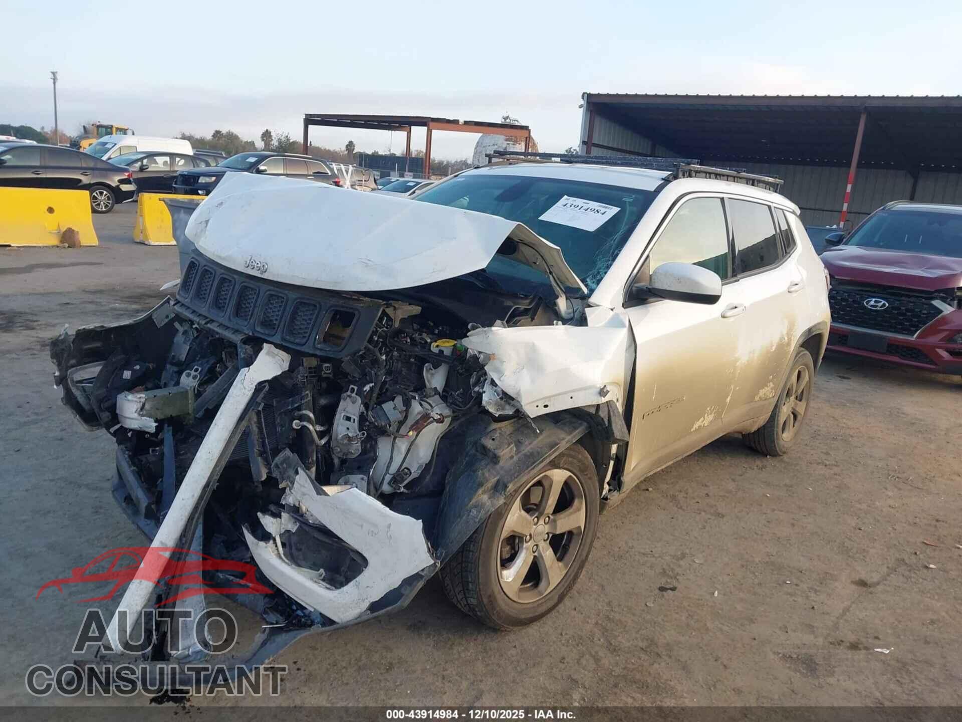 JEEP NEW COMPASS 2017 - 3C4NJDBB6HT660356