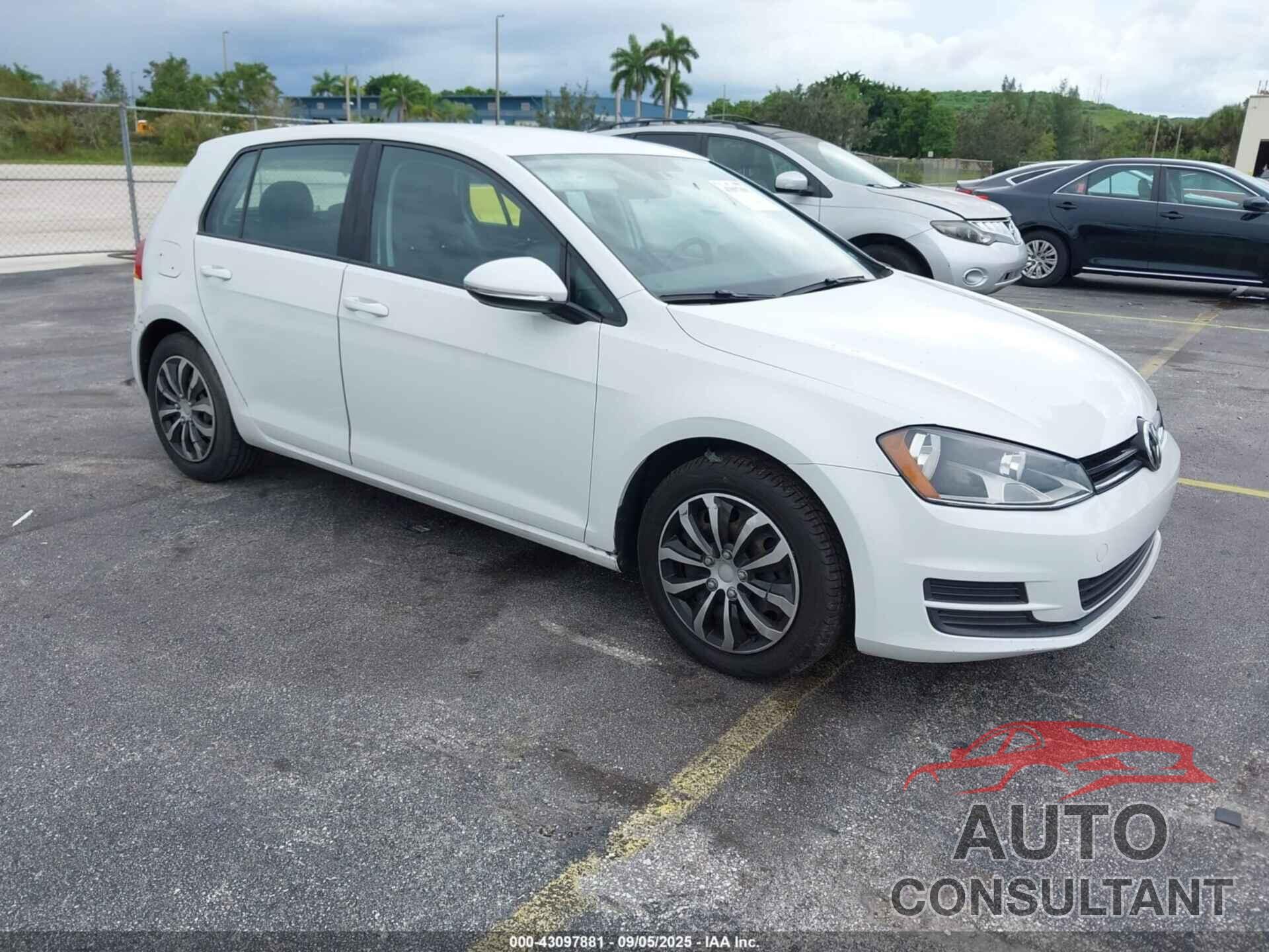 VOLKSWAGEN GOLF 2015 - 3VW217AU9FM033629