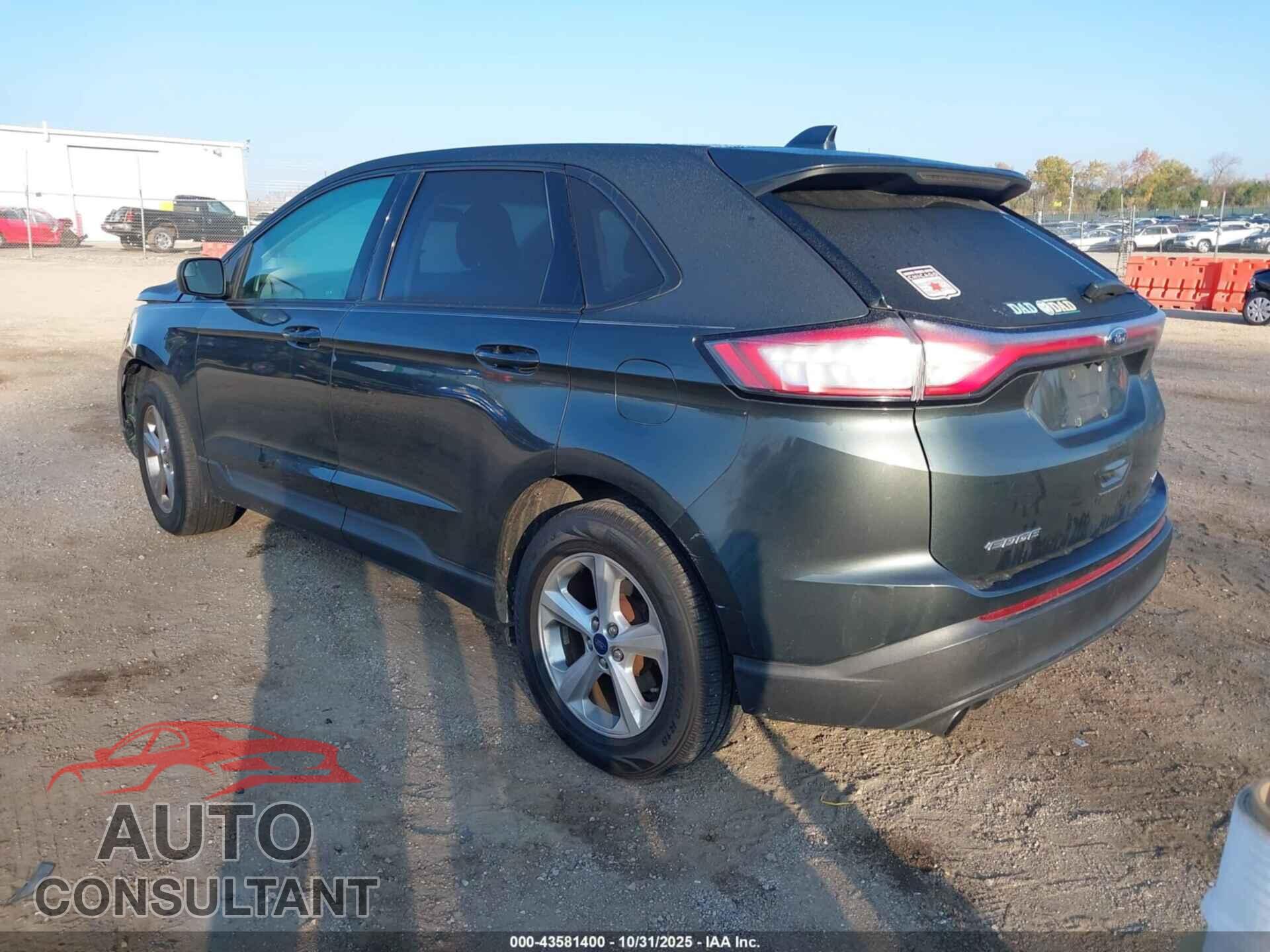 FORD EDGE 2015 - 2FMTK3G91FBB72425