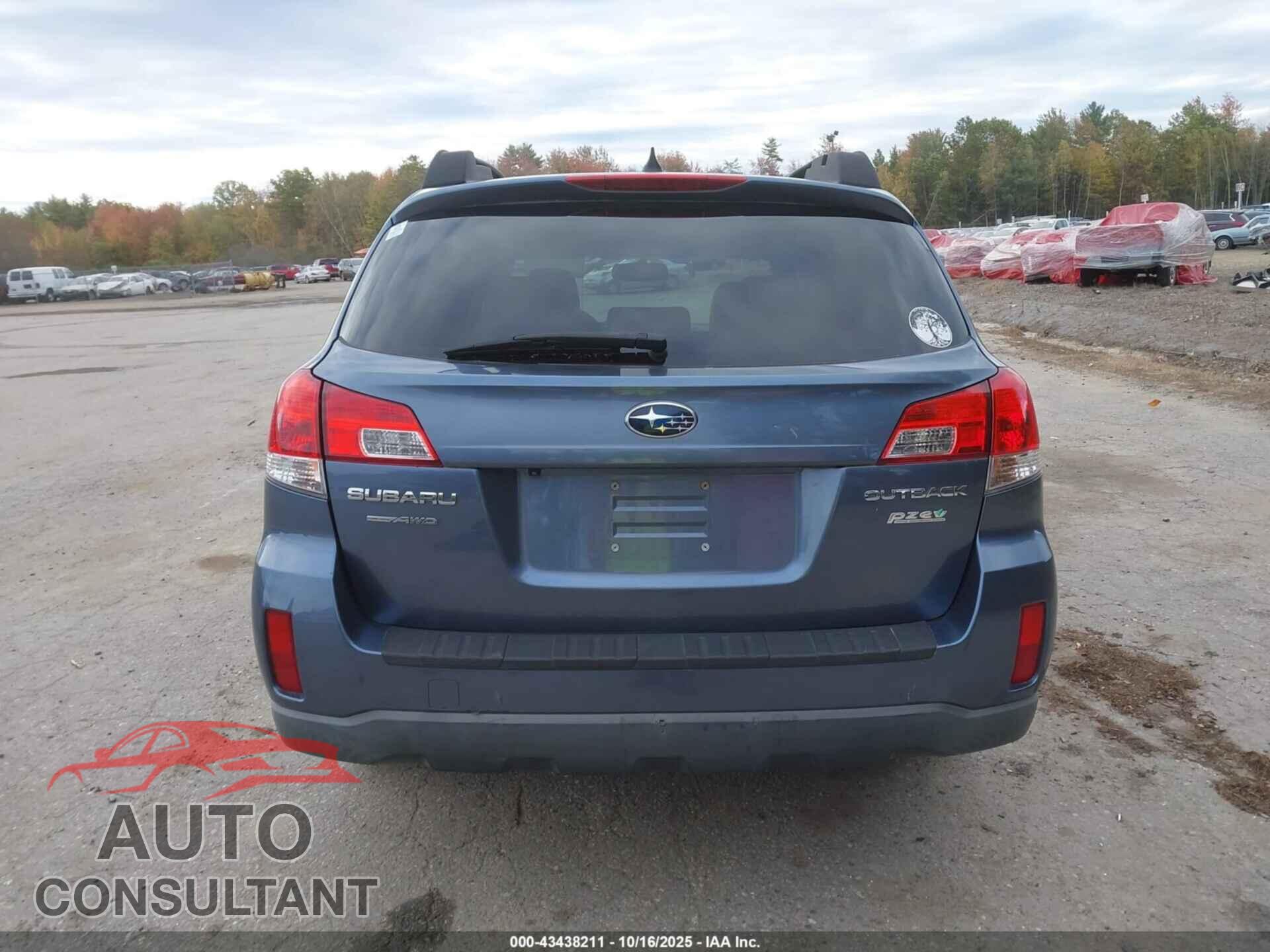 SUBARU OUTBACK 2014 - 4S4BRBLC8E3247414