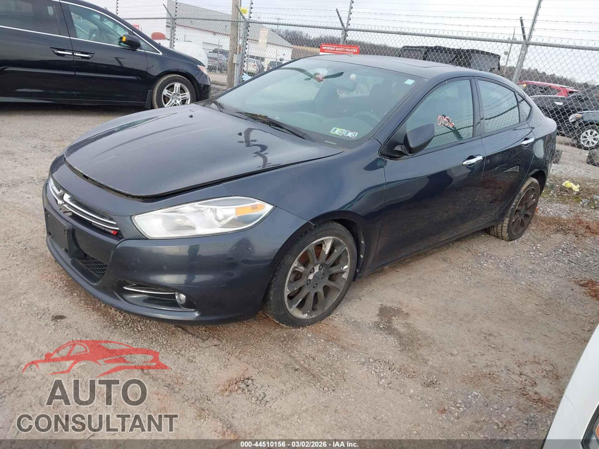 DODGE DART 2013 - 1C3CDFCA4DD711809