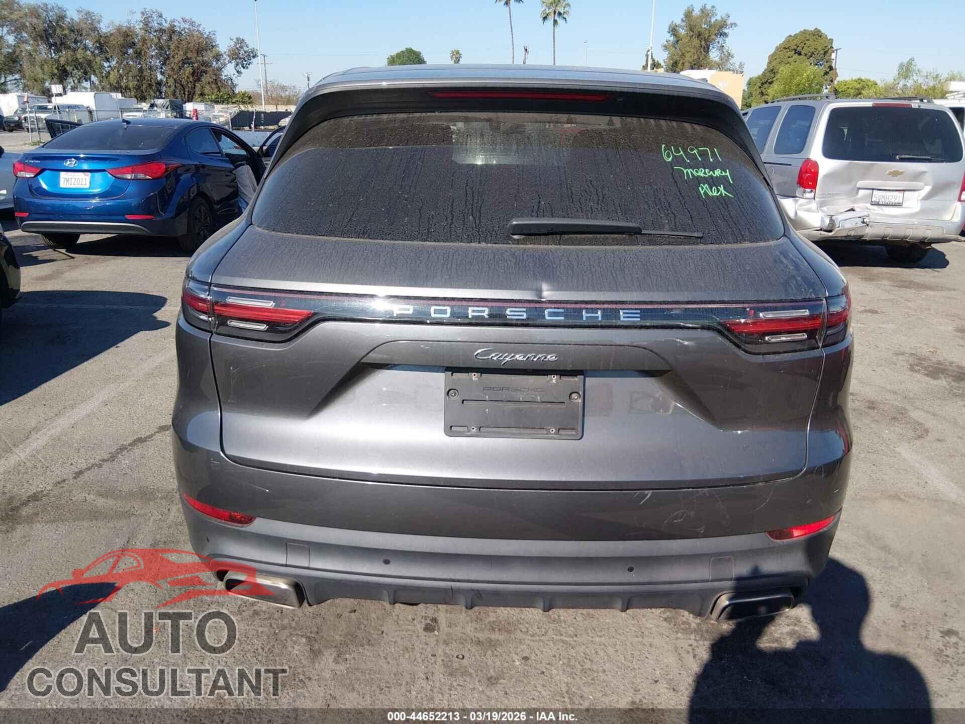 PORSCHE CAYENNE 2019 - WP1AA2AYXKDA04844
