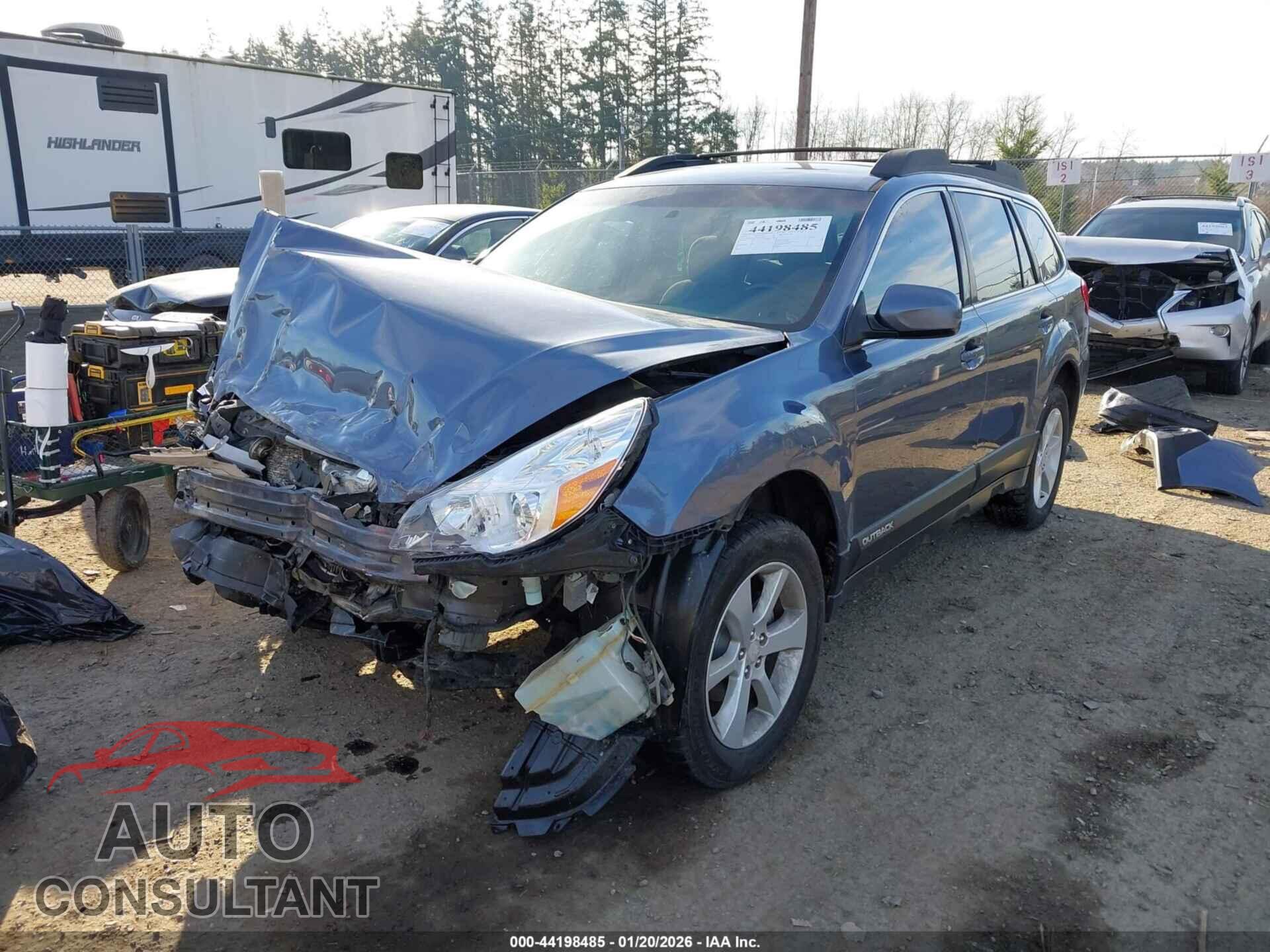 SUBARU OUTBACK 2014 - 4S4BRBCCXE3326972