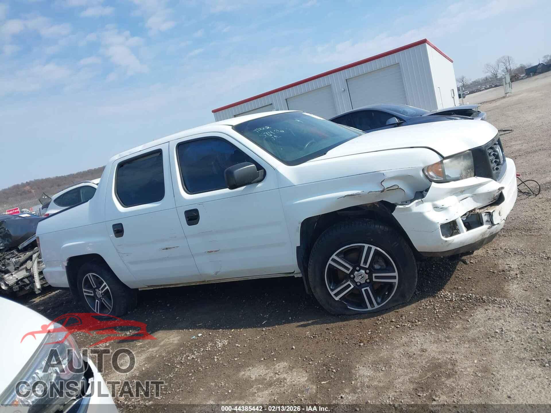 HONDA RIDGELINE 2012 - 5FPYK1F77CB455030
