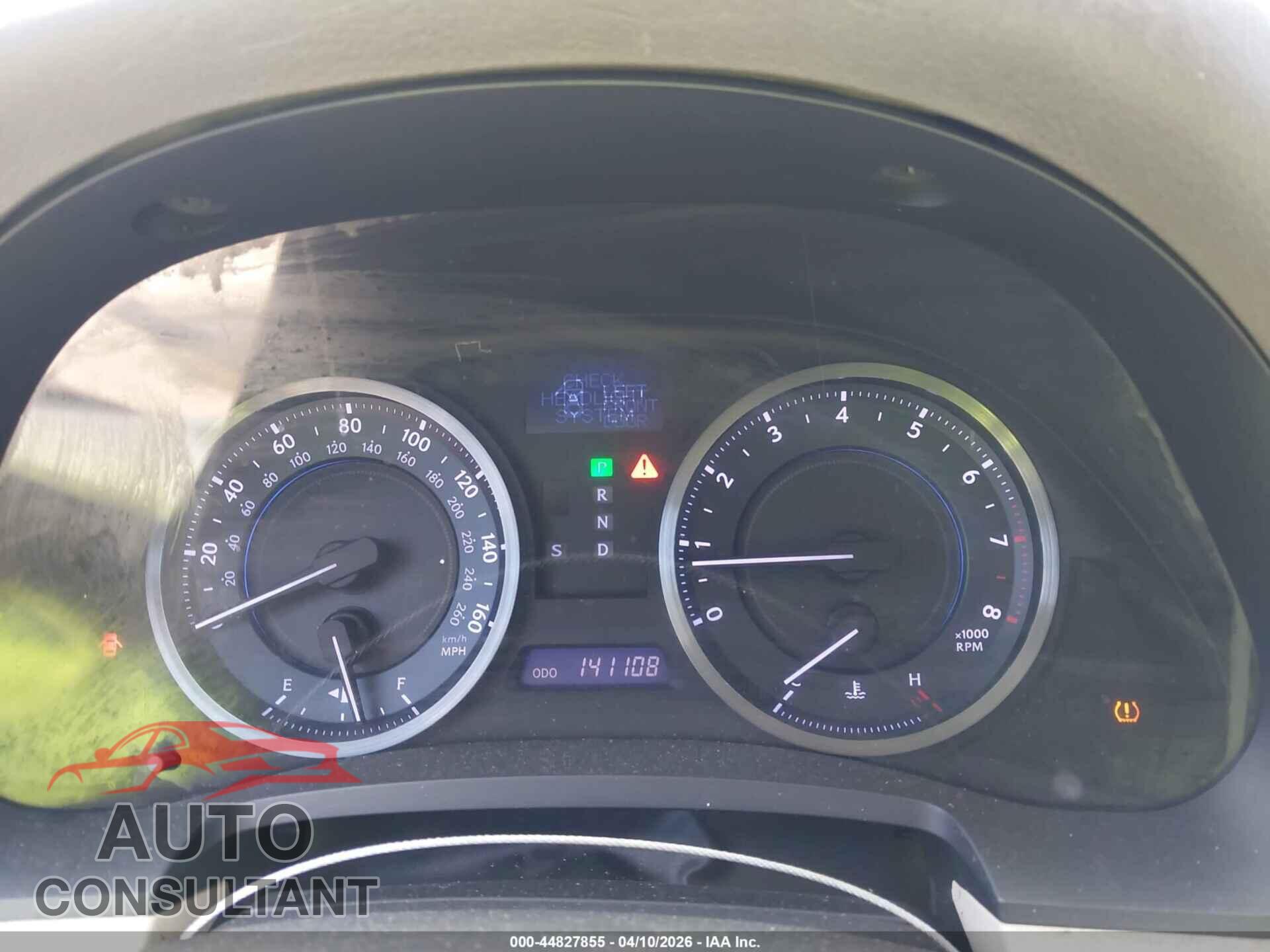 LEXUS IS 250 2011 - JTHBF5C2XB5153913