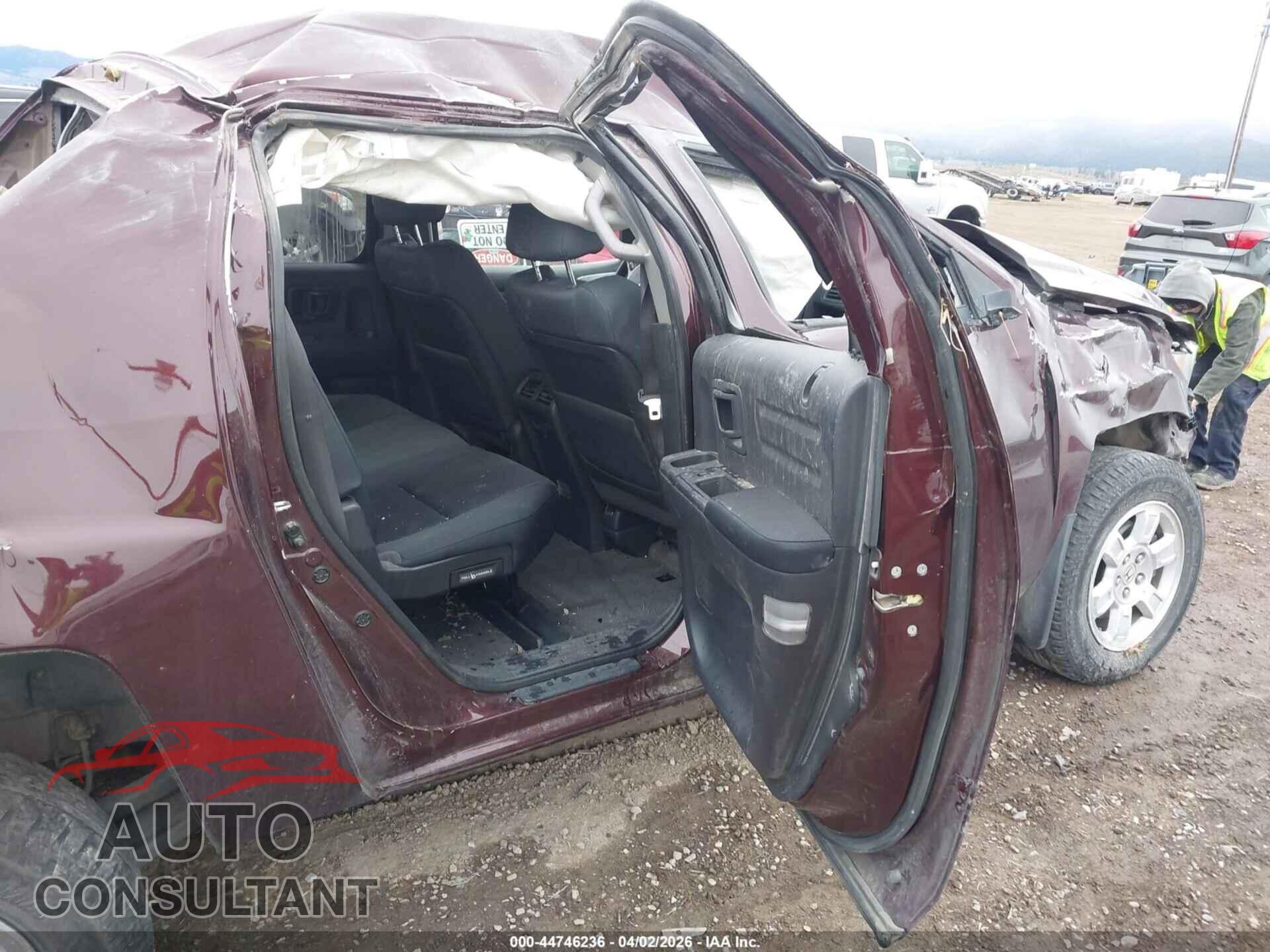 HONDA RIDGELINE 2011 - 5FPYK1F47BB006905