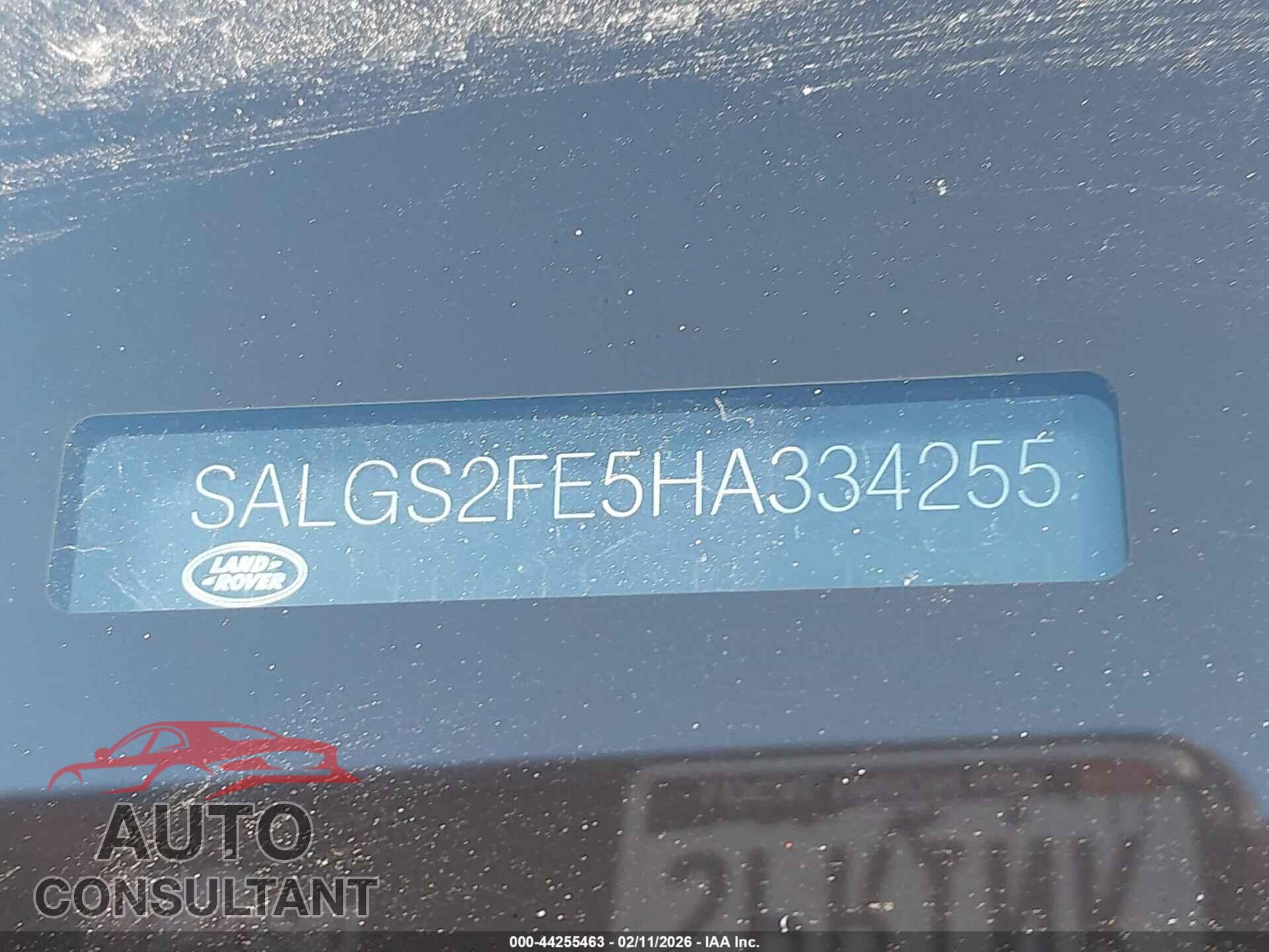 LAND ROVER RANGE ROVER 2017 - SALGS2FE5HA334255