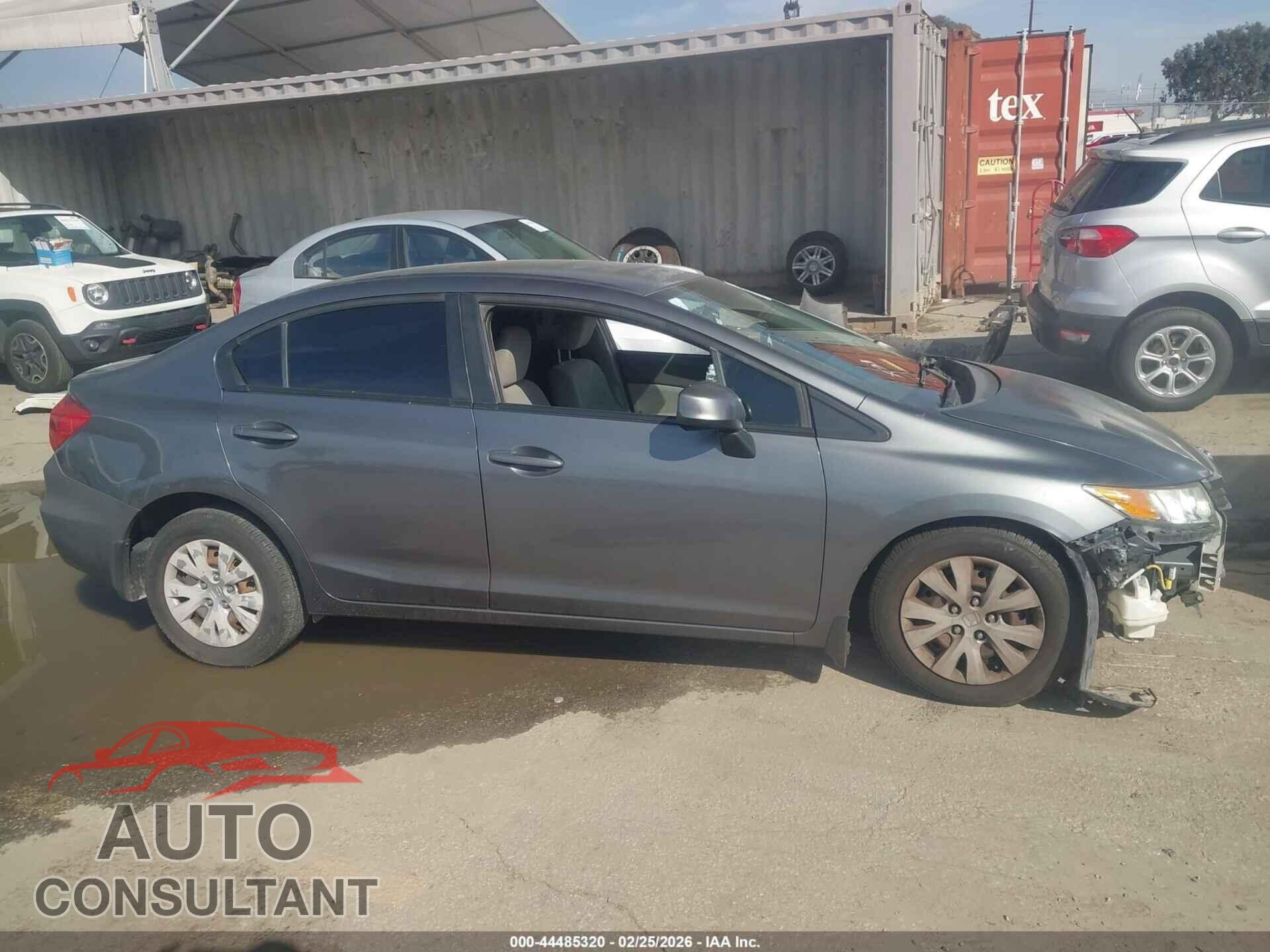 HONDA CIVIC 2012 - 19XFB2F50CE300992