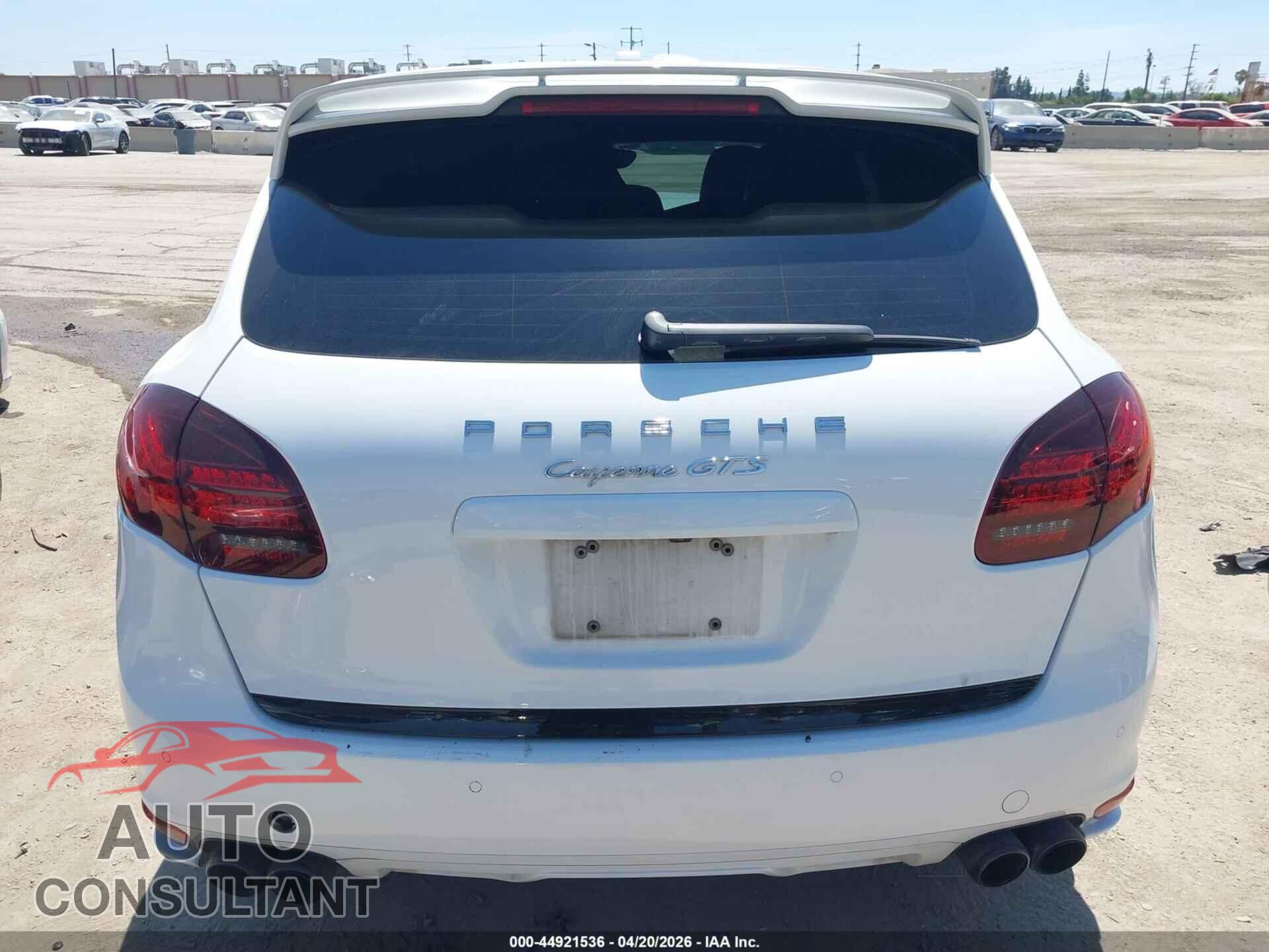 PORSCHE CAYENNE 2013 - WP1AD2A26DLA77219