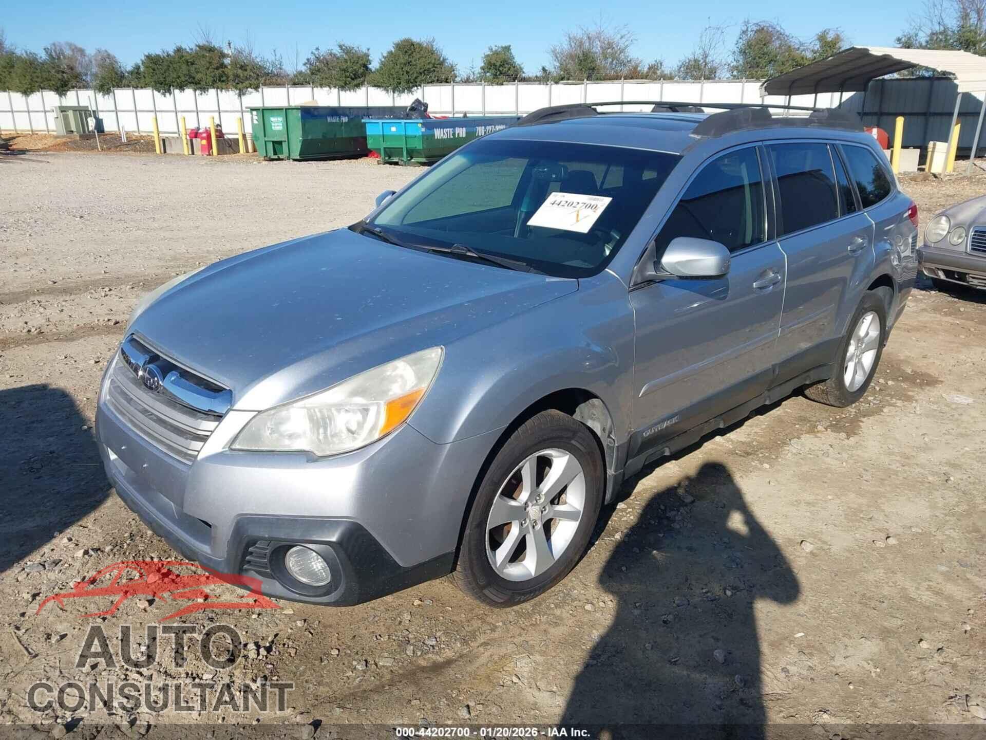 SUBARU OUTBACK 2013 - 4S4BRCGC9D3214226