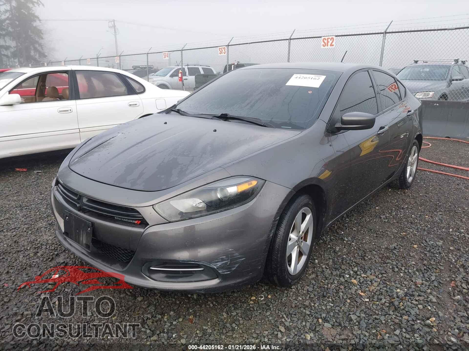 DODGE DART 2015 - 1C3CDFBB4FD227443