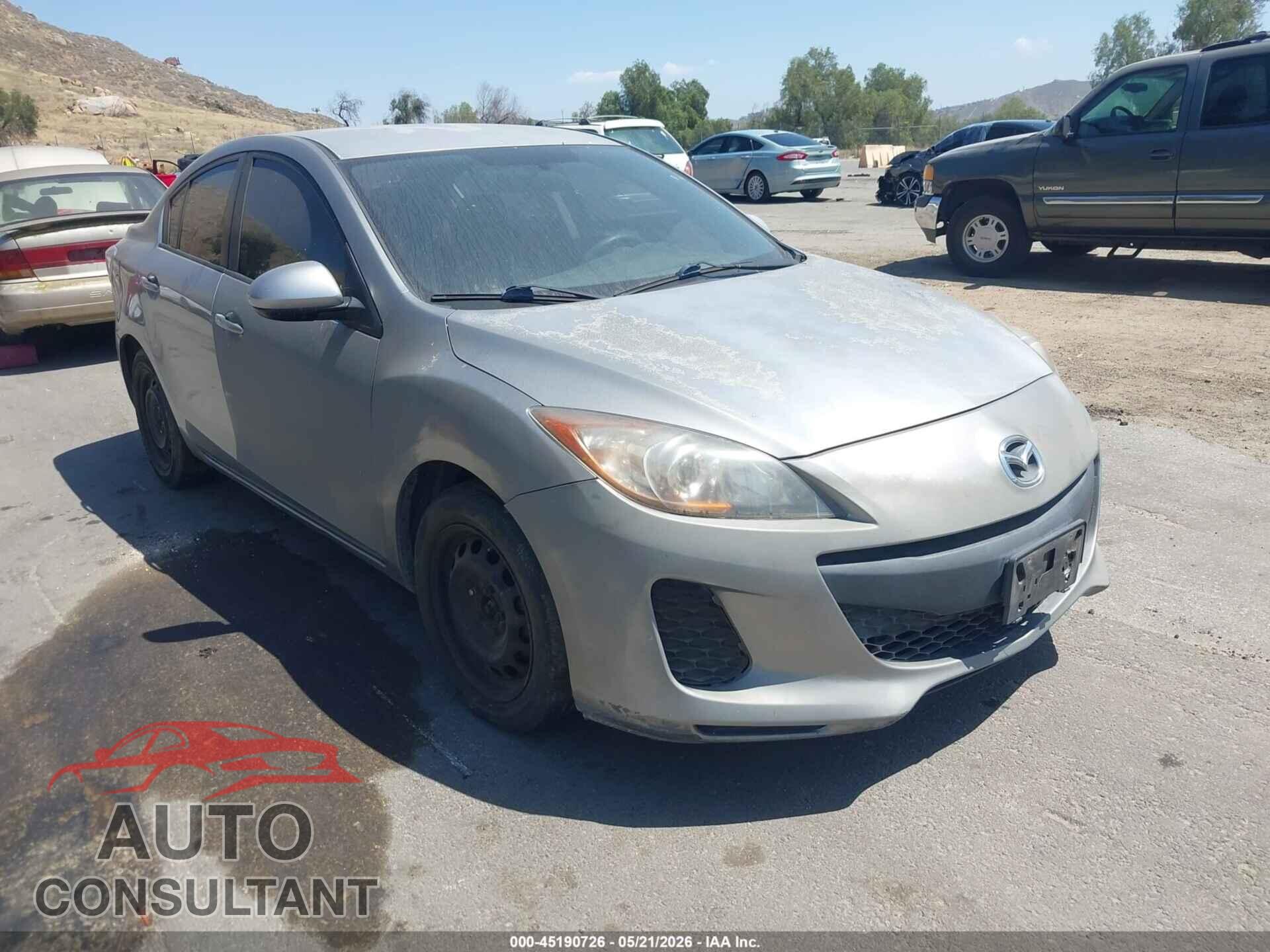 MAZDA MAZDA3 2012 - JM1BL1UG0C1553047