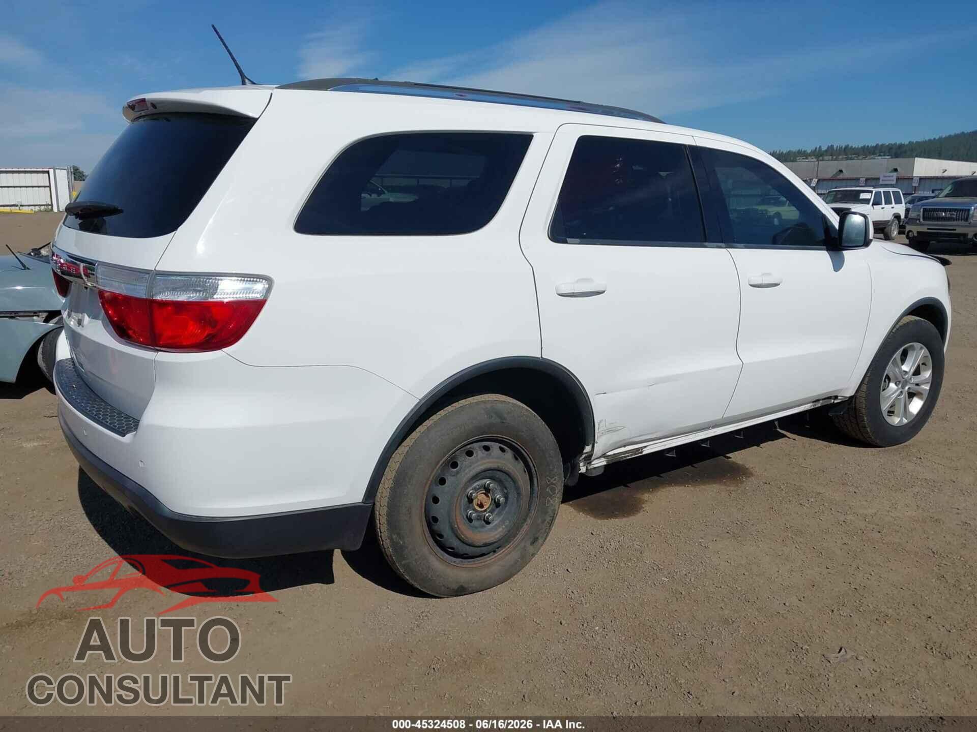 DODGE DURANGO 2013 - 1C4RDJAG4DC512426