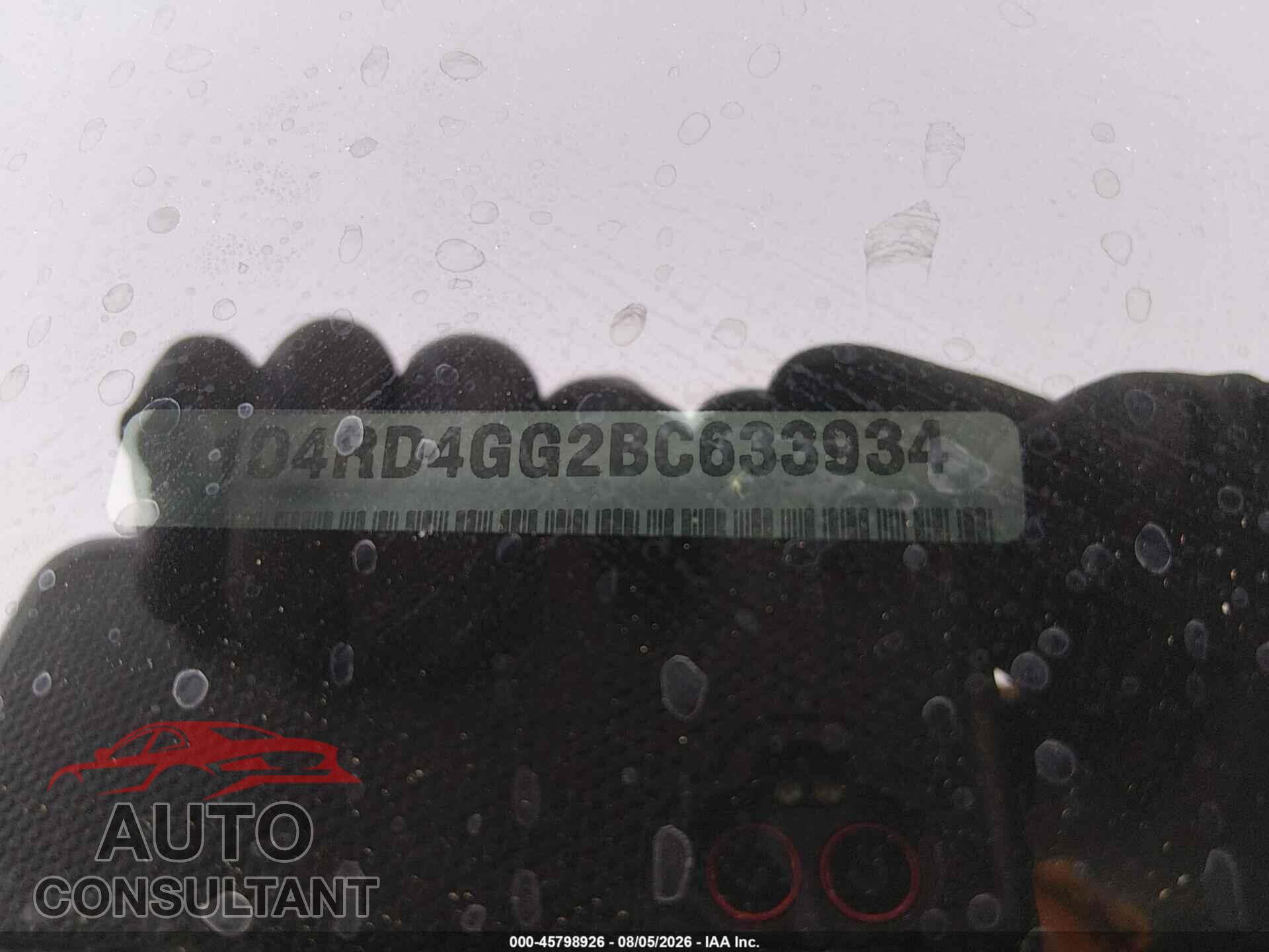 DODGE DURANGO 2011 - 1D4RD4GG2BC633934