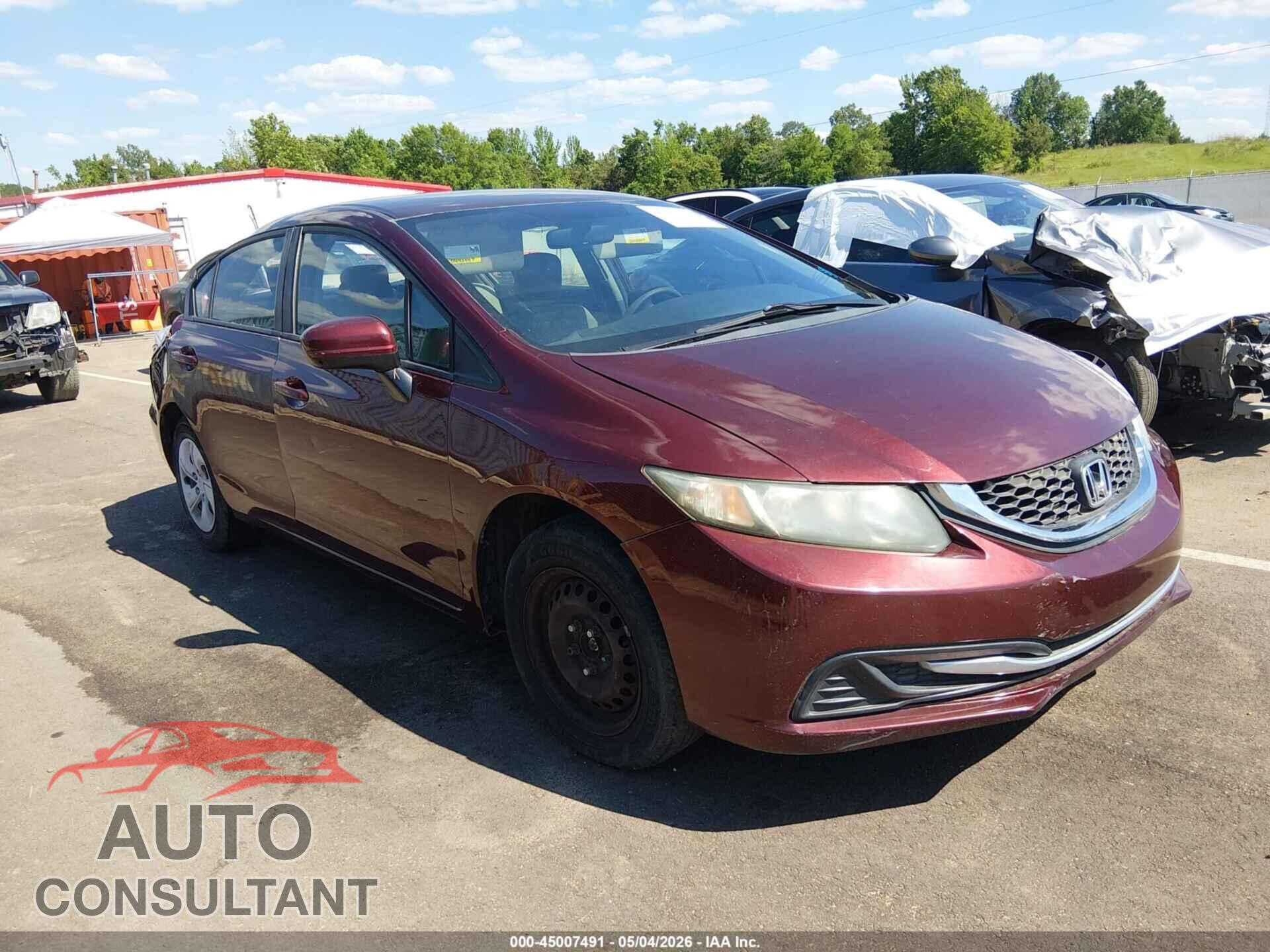 HONDA CIVIC 2014 - 19XFB2F54EE043080