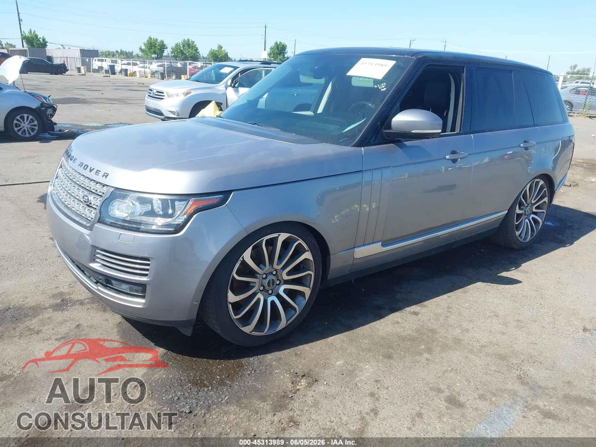 LAND ROVER RANGE ROVER 2013 - SALGS2DF8DA117529