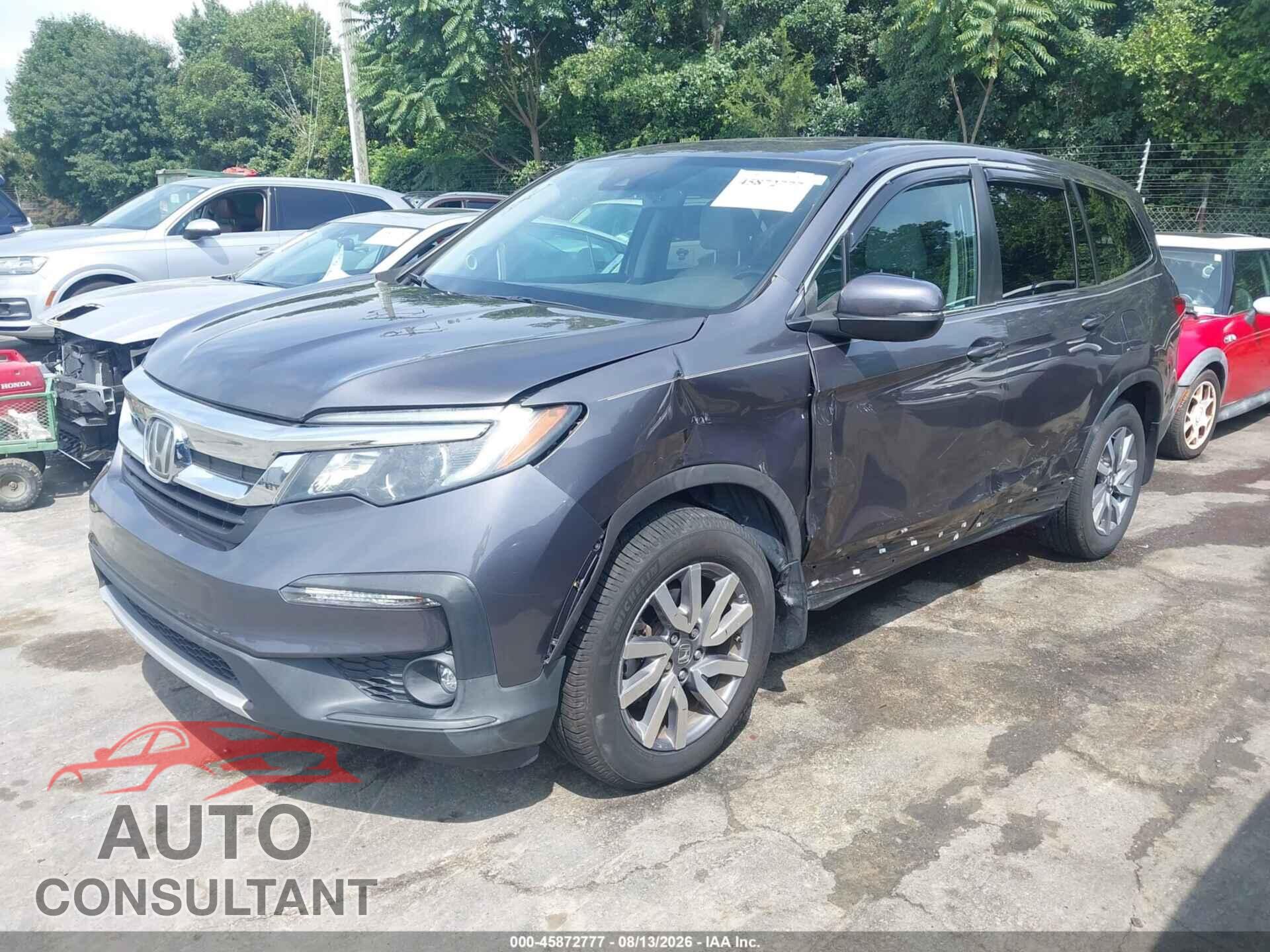 HONDA PILOT 2019 - 5FNYF5H45KB001090