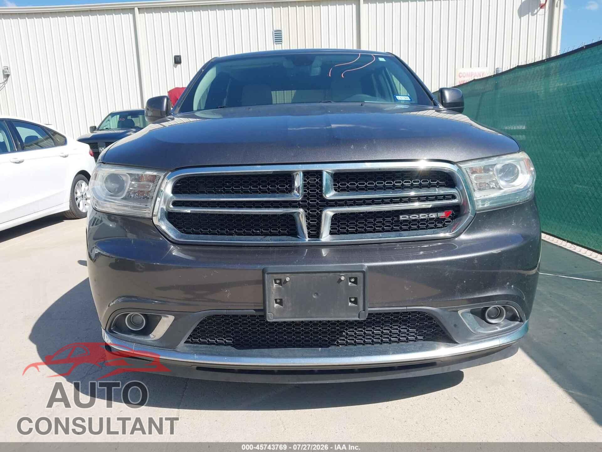 DODGE DURANGO 2019 - 1C4RDJAG7KC844633