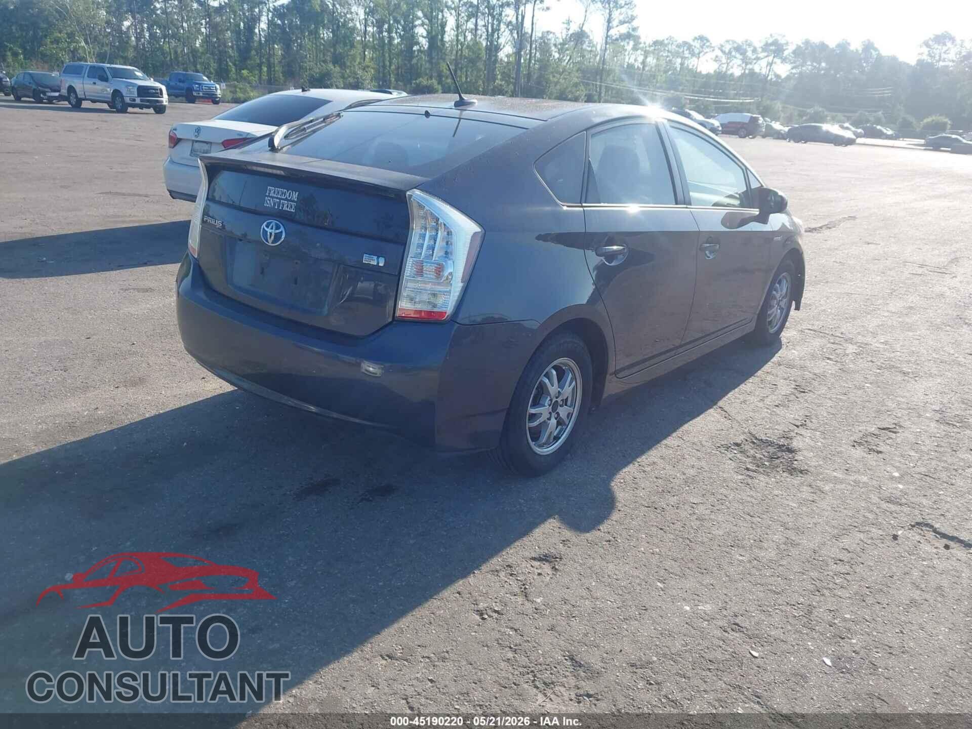 TOYOTA PRIUS 2010 - JTDKN3DU9A1089510
