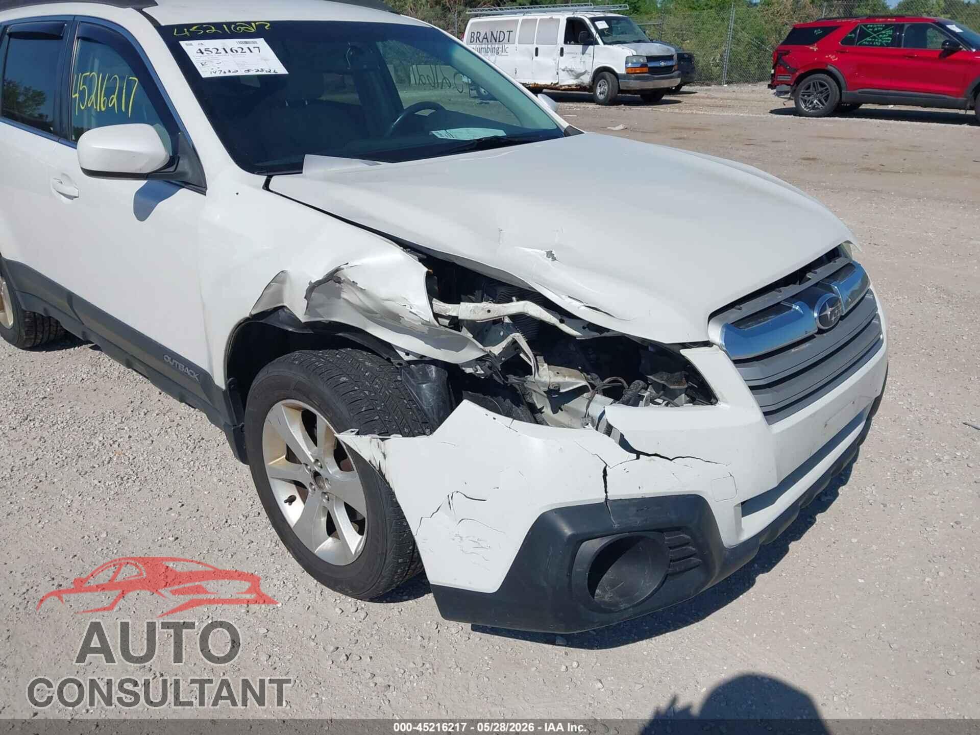 SUBARU OUTBACK 2014 - 4S4BRCCC8E3243000