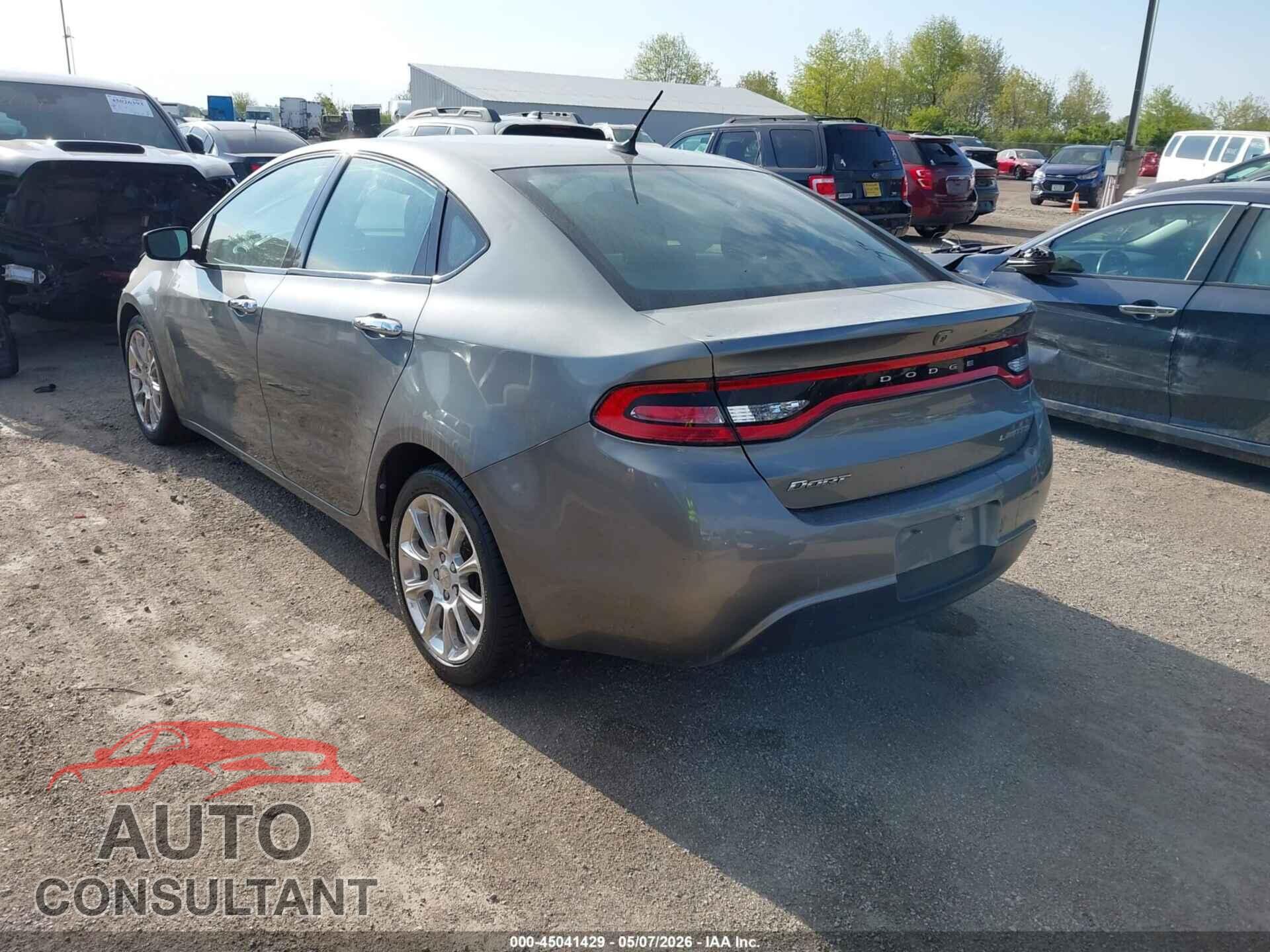 DODGE DART 2013 - 1C3CDFCA9DD710767