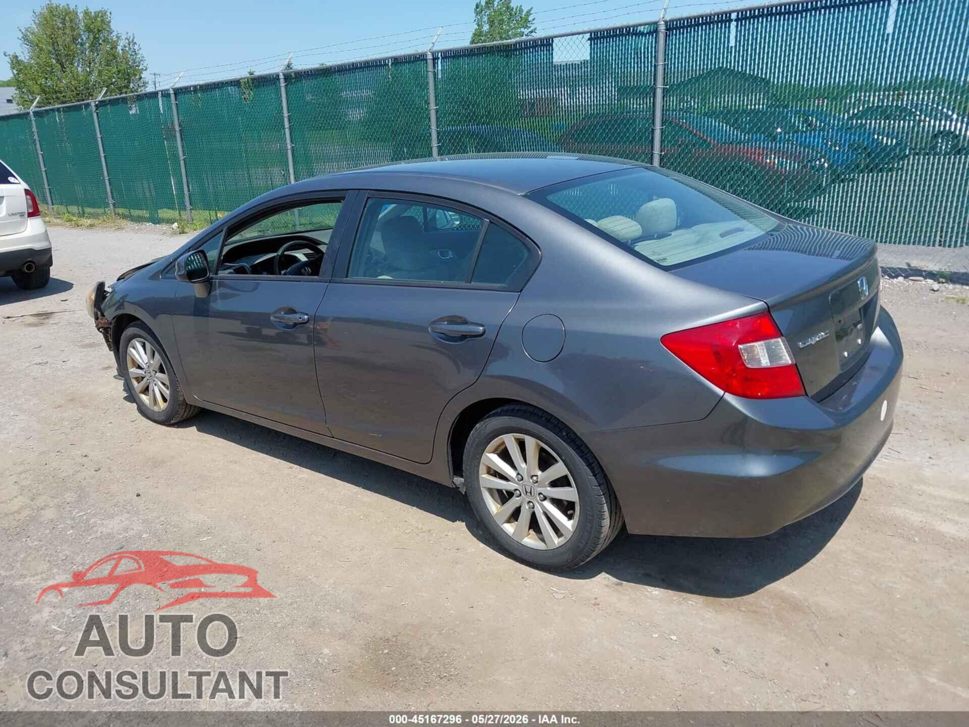 HONDA CIVIC 2012 - 2HGFB2F84CH332831