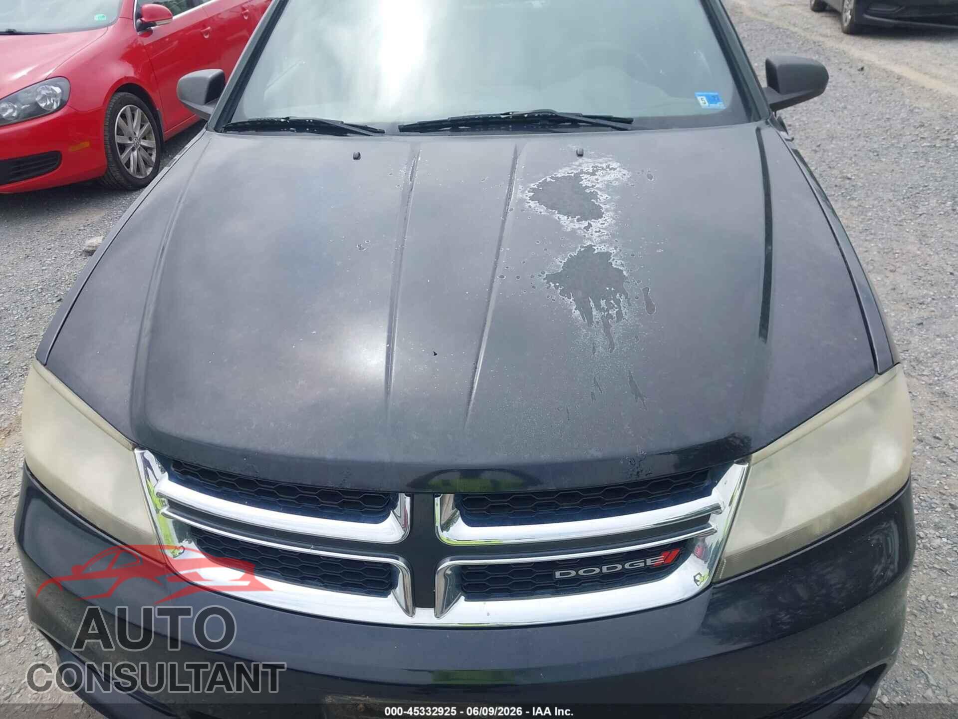 DODGE AVENGER 2013 - 1C3CDZAB6DN644525