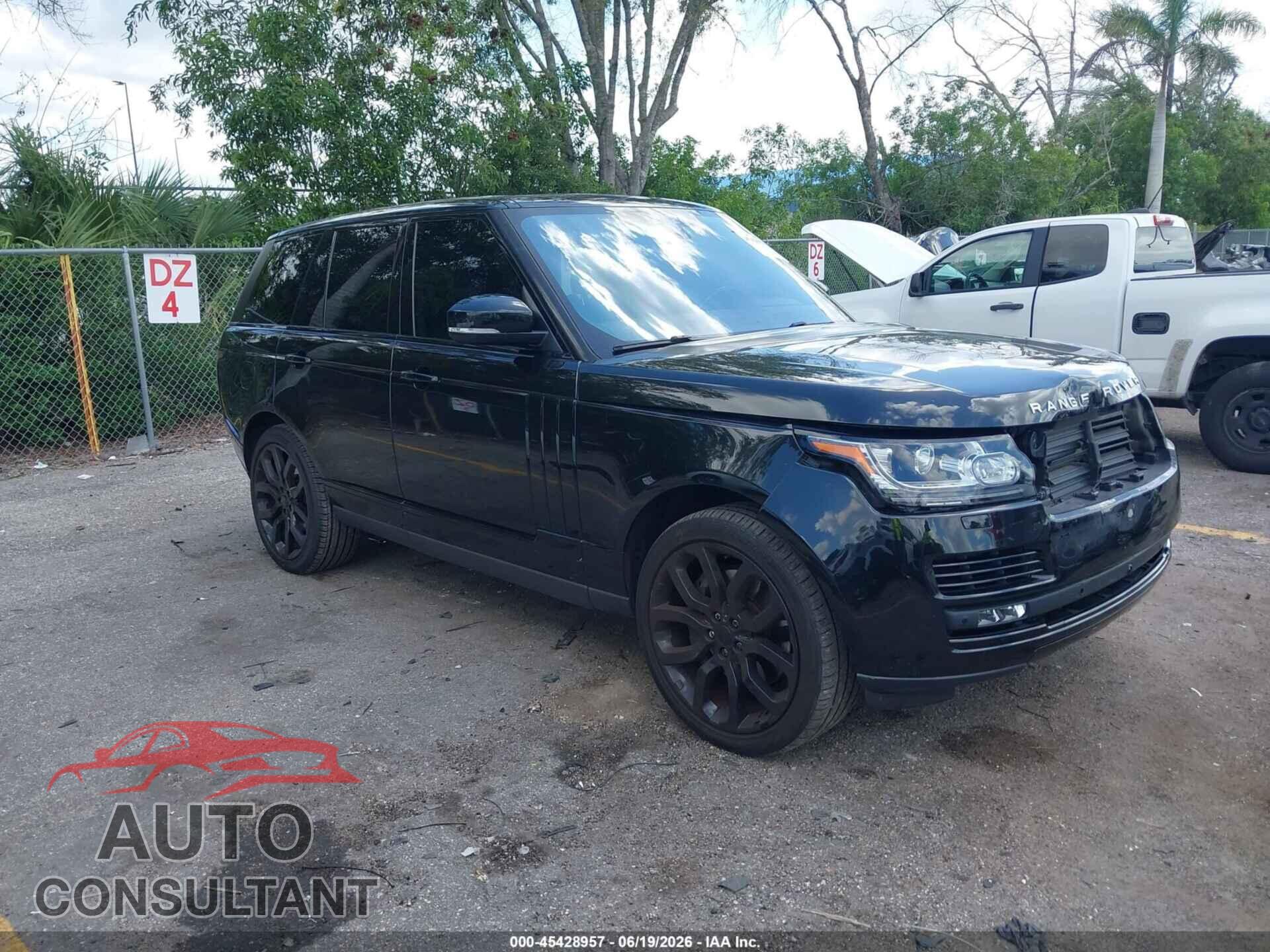 LAND ROVER RANGE ROVER 2017 - SALGS2FE3HA328535