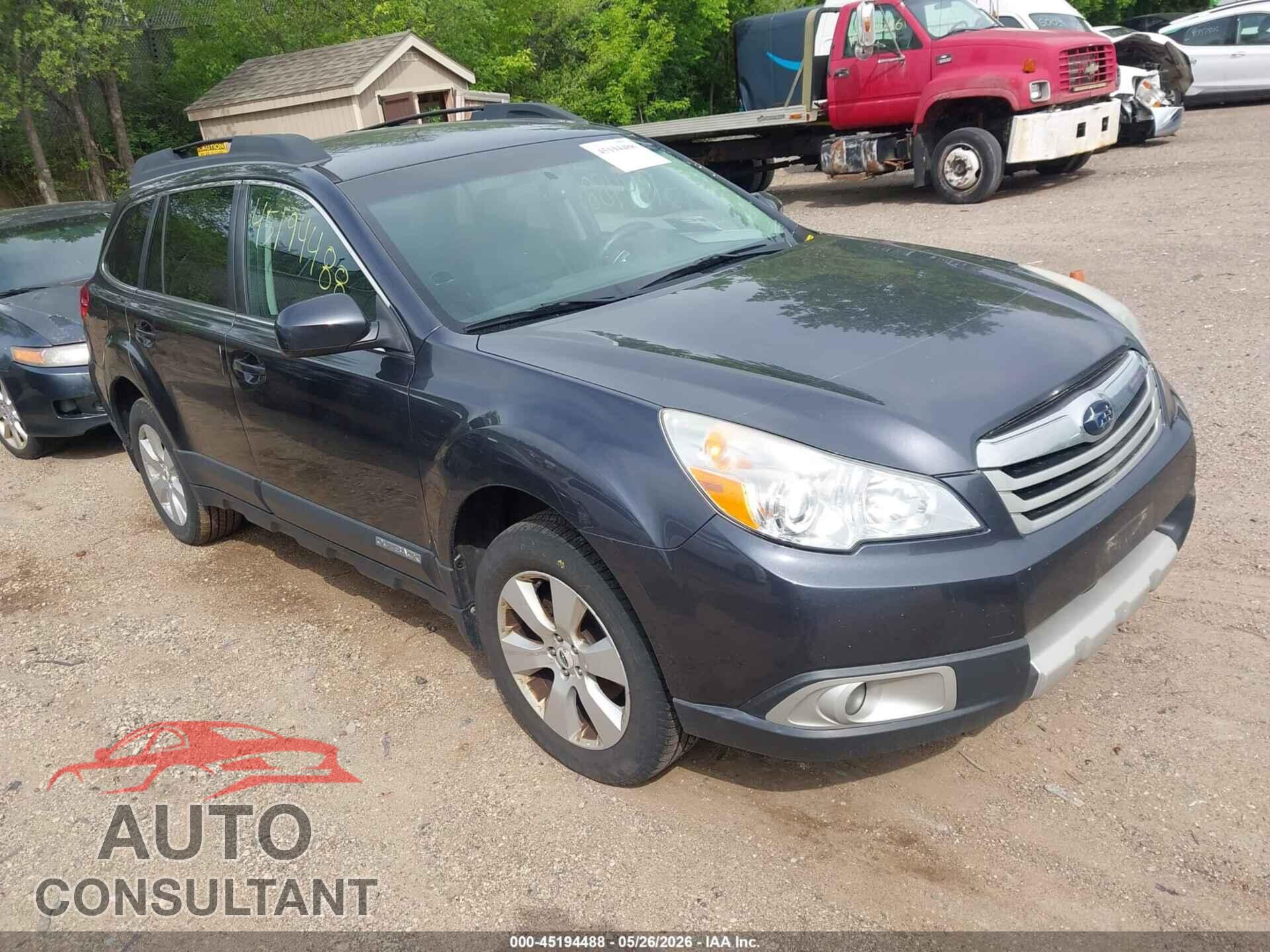 SUBARU OUTBACK 2011 - 4S4BRBLC0B3430964
