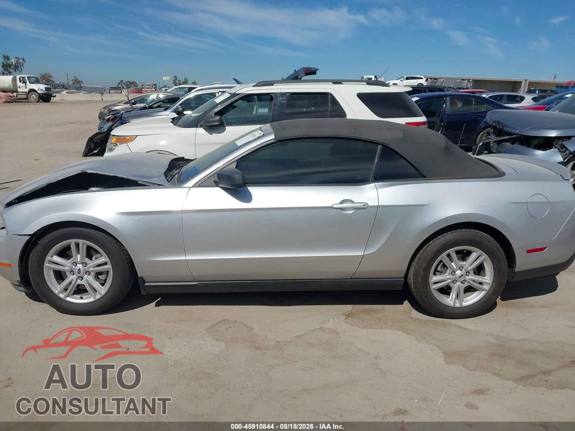 FORD MUSTANG 2012 - 1ZVBP8EMXC5201794