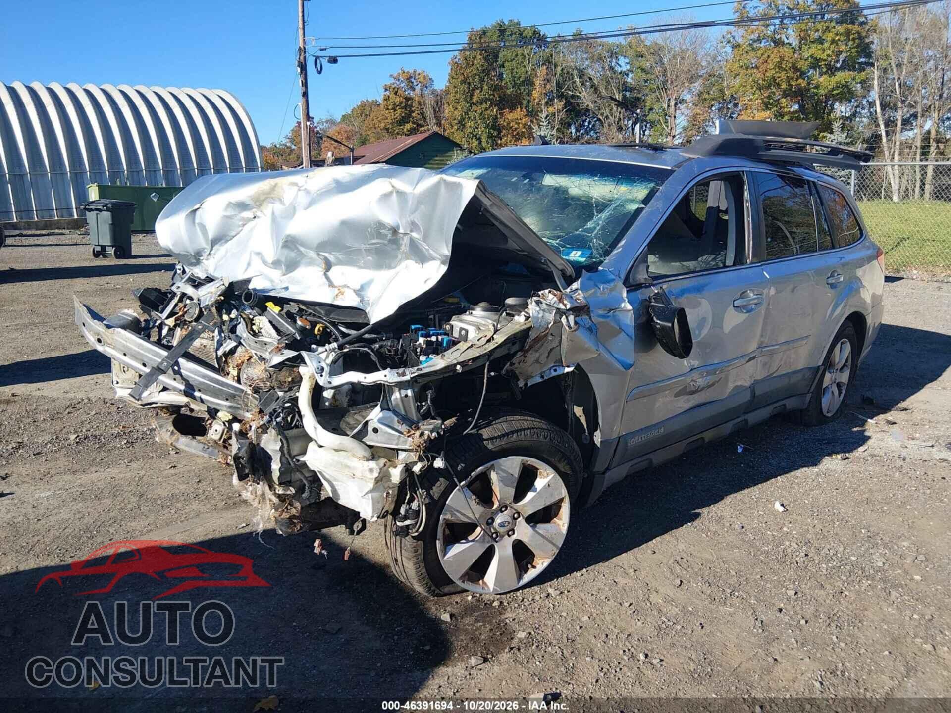 SUBARU OUTBACK 2012 - 4S4BRBKC4C3259736