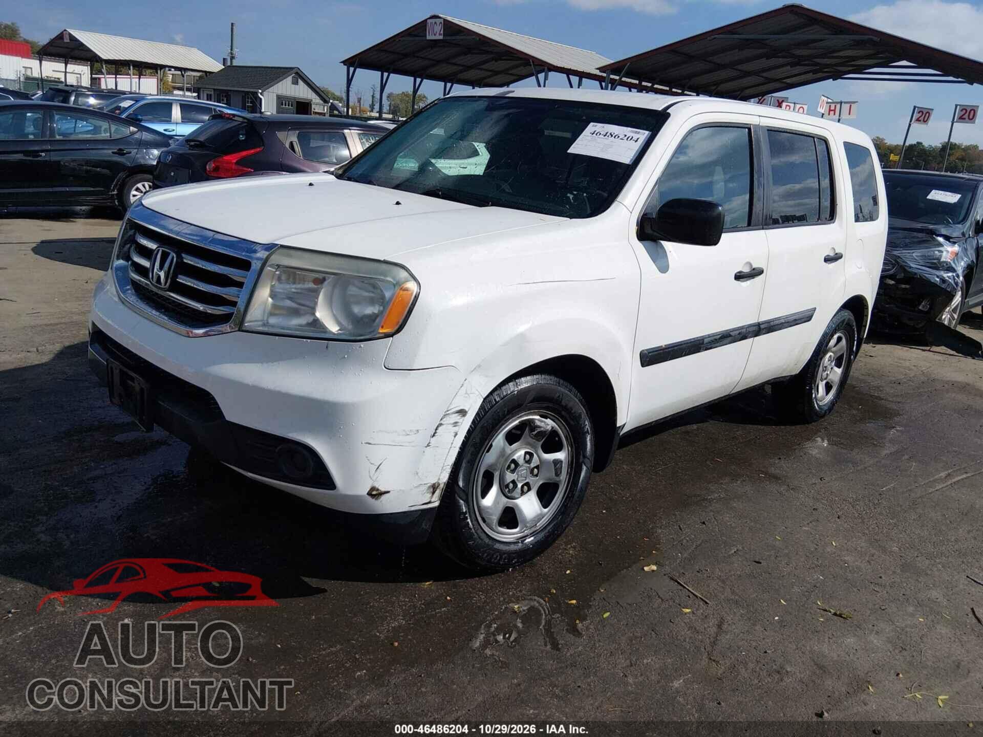HONDA PILOT 2015 - 5FNYF4H29FB023785