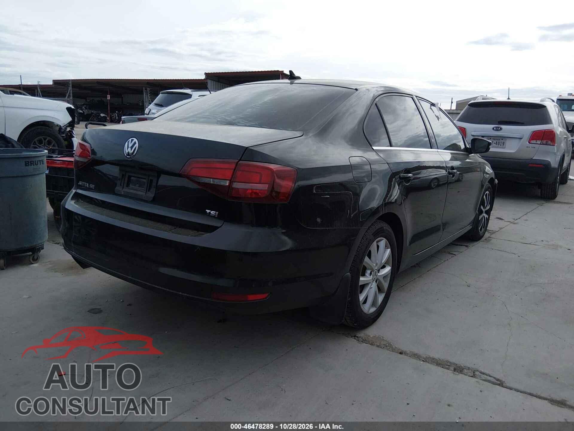 VOLKSWAGEN JETTA 2017 - 3VWDB7AJ9HM367108