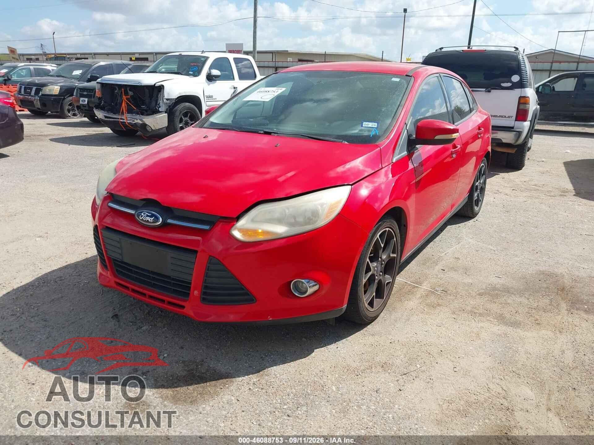 FORD FOCUS 2013 - 1FADP3F21DL209720
