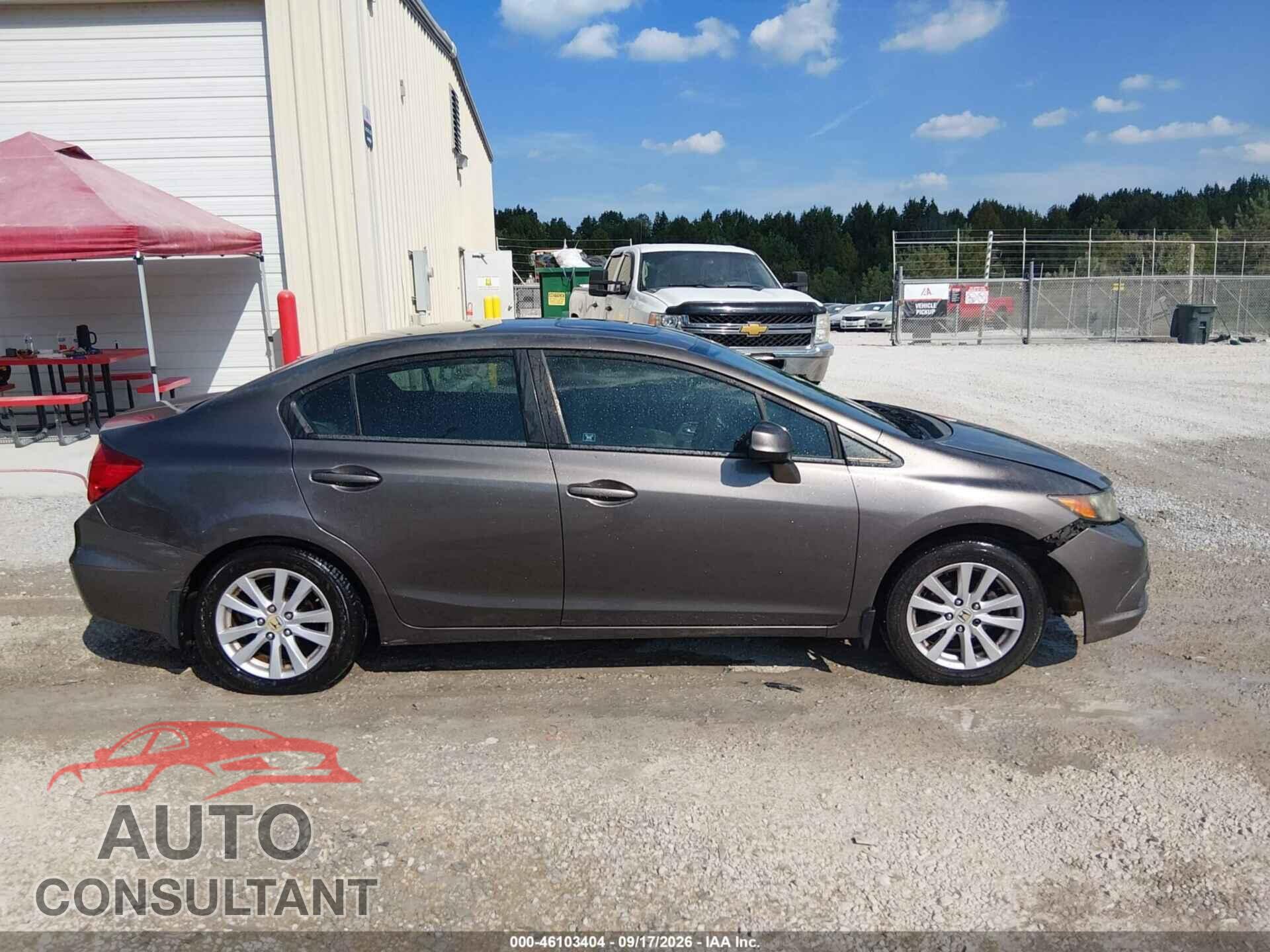 HONDA CIVIC 2012 - 2HGFB2F86CH540189