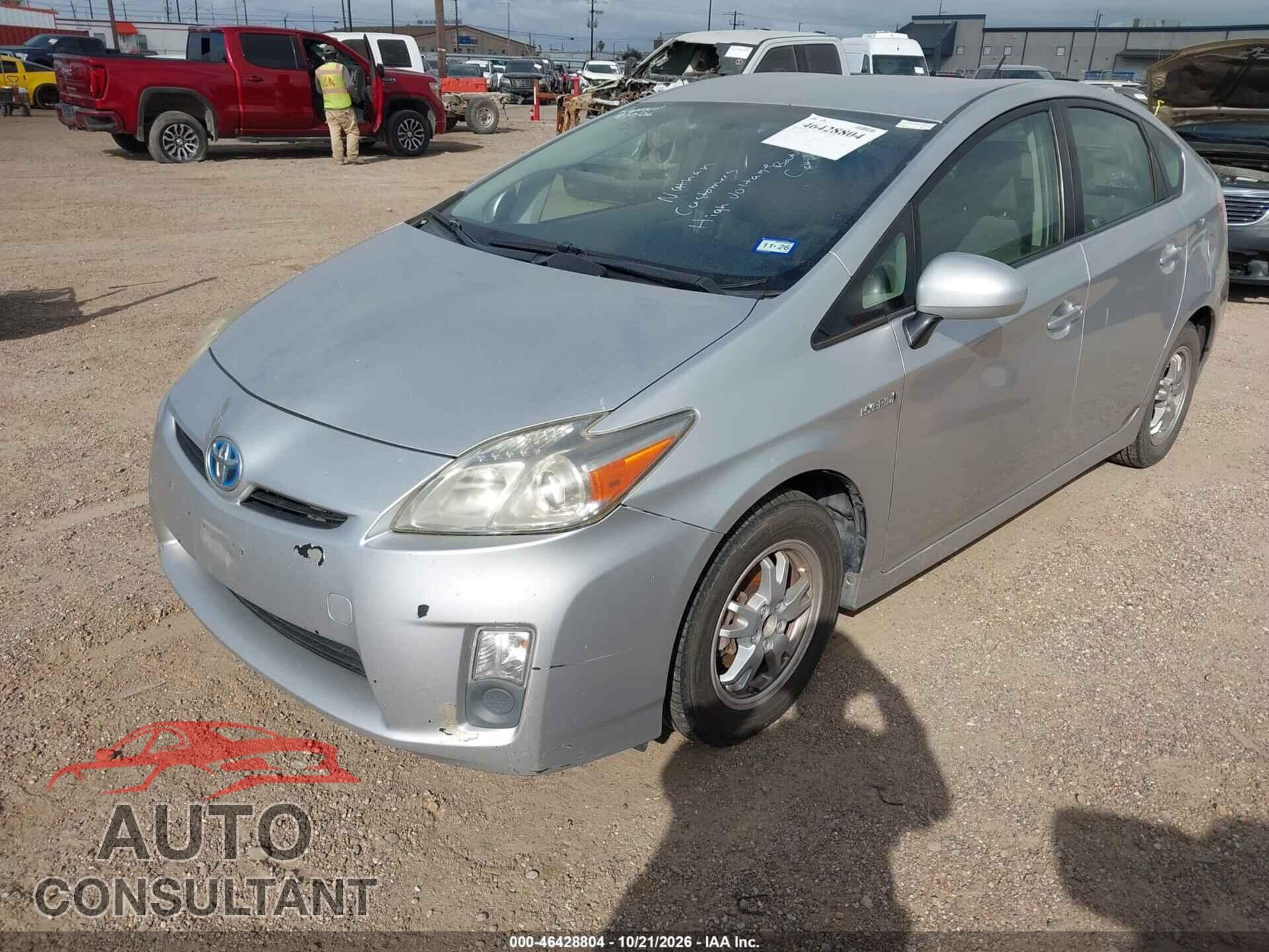 TOYOTA PRIUS 2010 - JTDKN3DUXA0155357