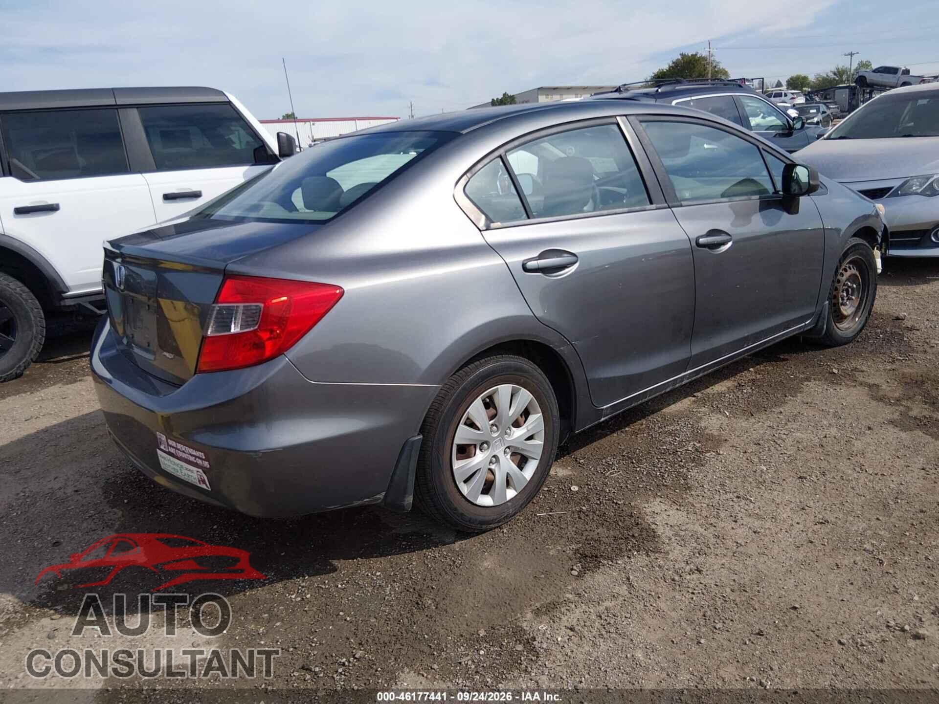 HONDA CIVIC 2012 - 2HGFB2F55CH306566