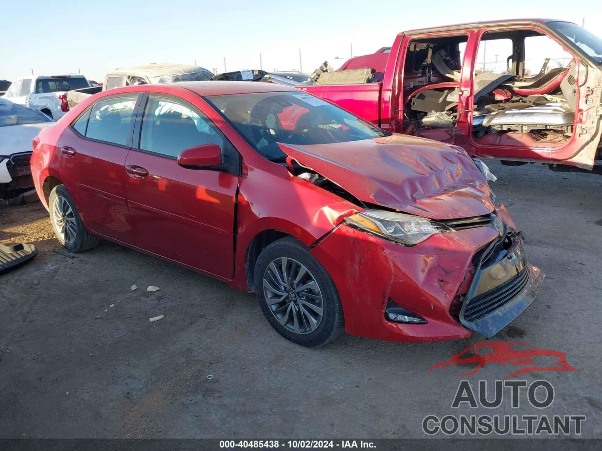 TOYOTA COROLLA 2018 - 5YFBURHE6JP750396