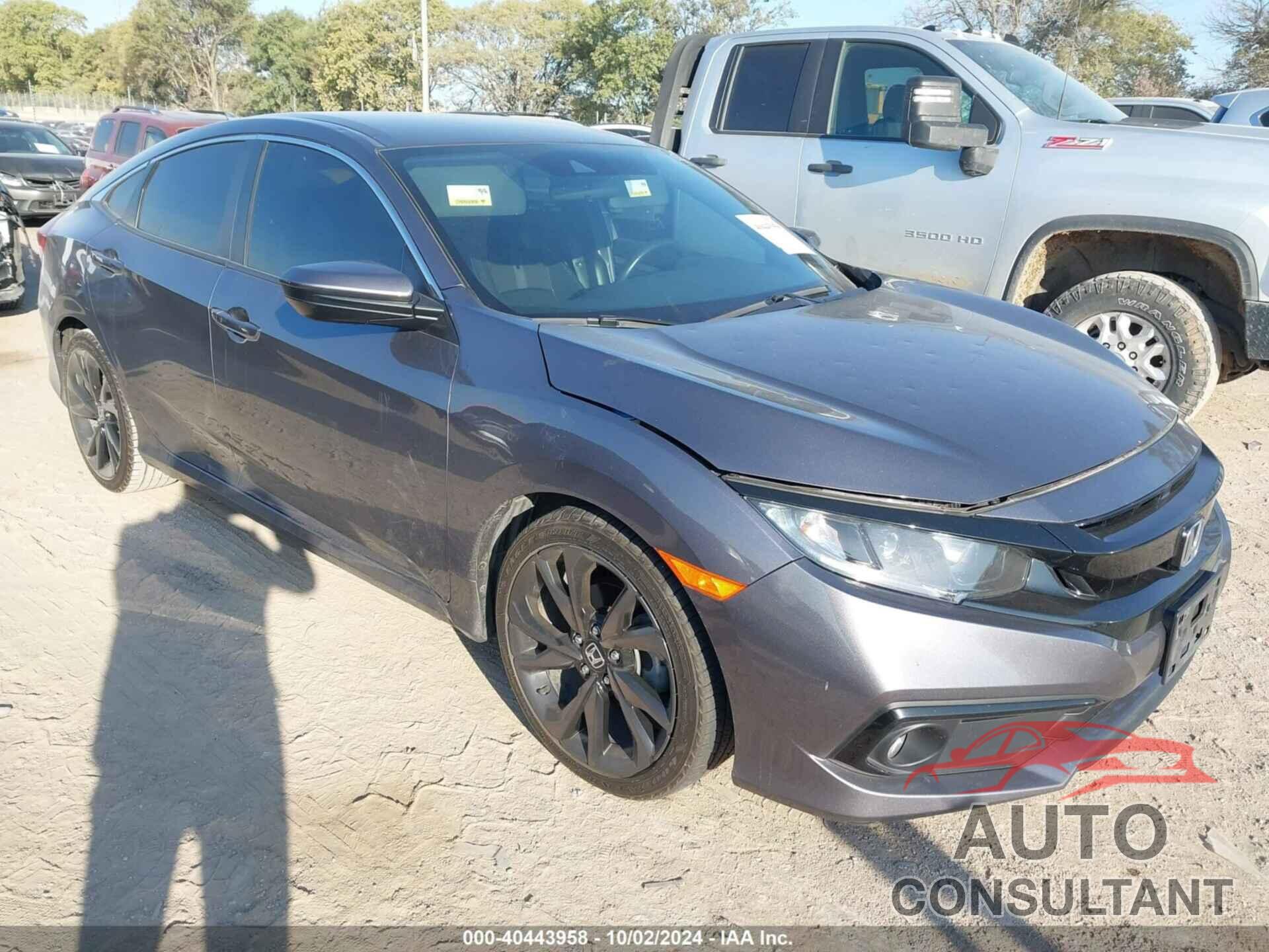 HONDA CIVIC 2020 - 19XFC2F87LE208107