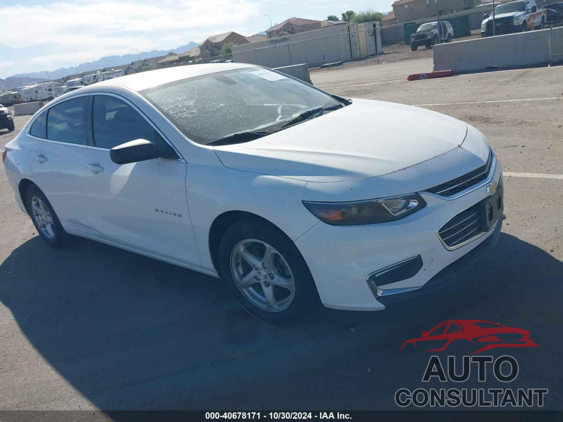 CHEVROLET MALIBU 2016 - 1G1ZC5ST5GF298421