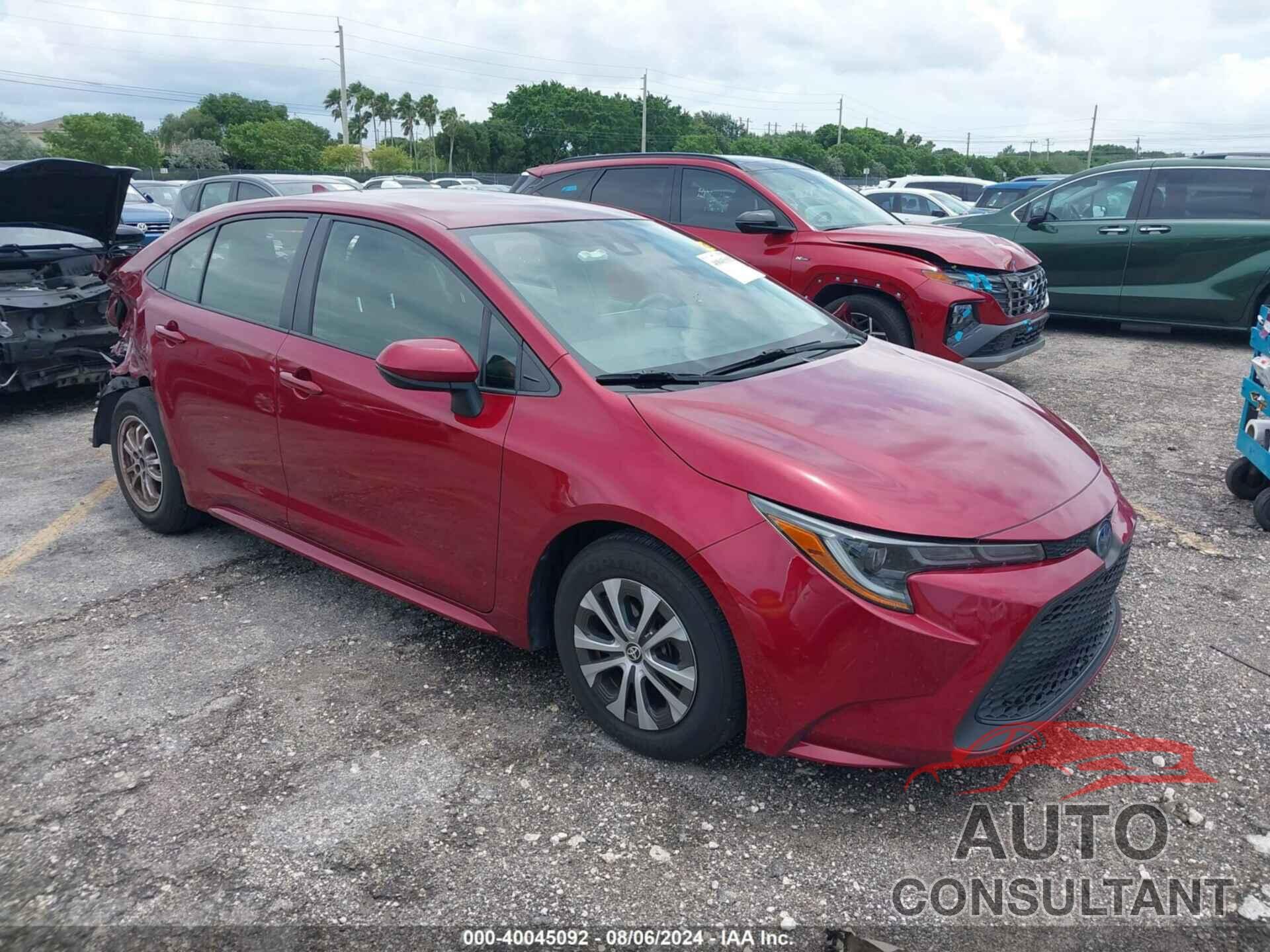 TOYOTA COROLLA 2022 - JTDEAMDEXNJ043939