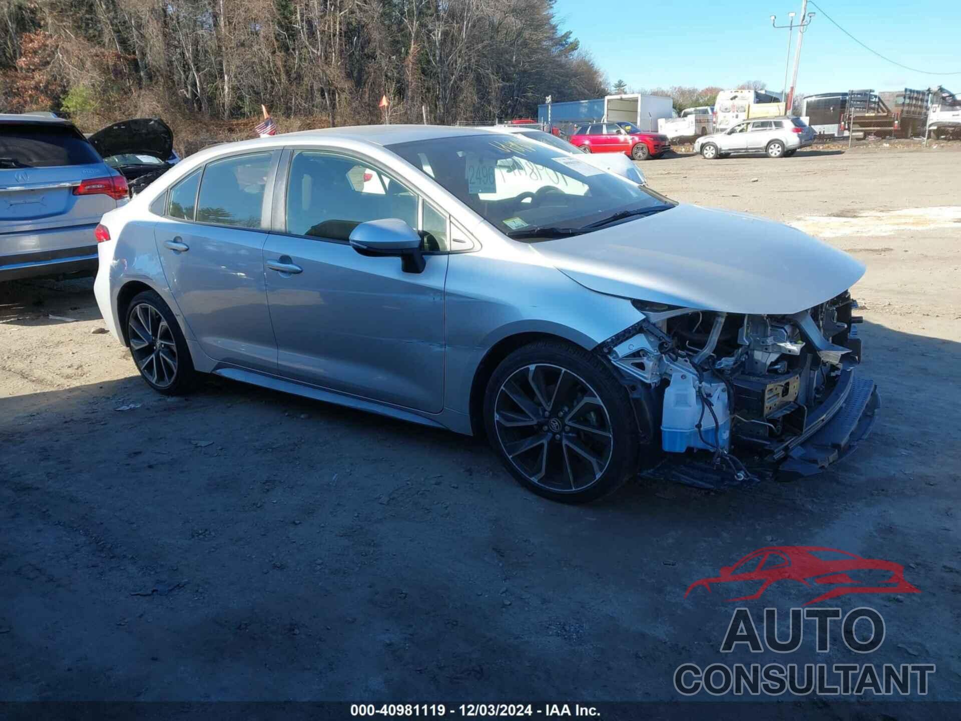 TOYOTA COROLLA 2021 - JTDS4MCE4MJ061850