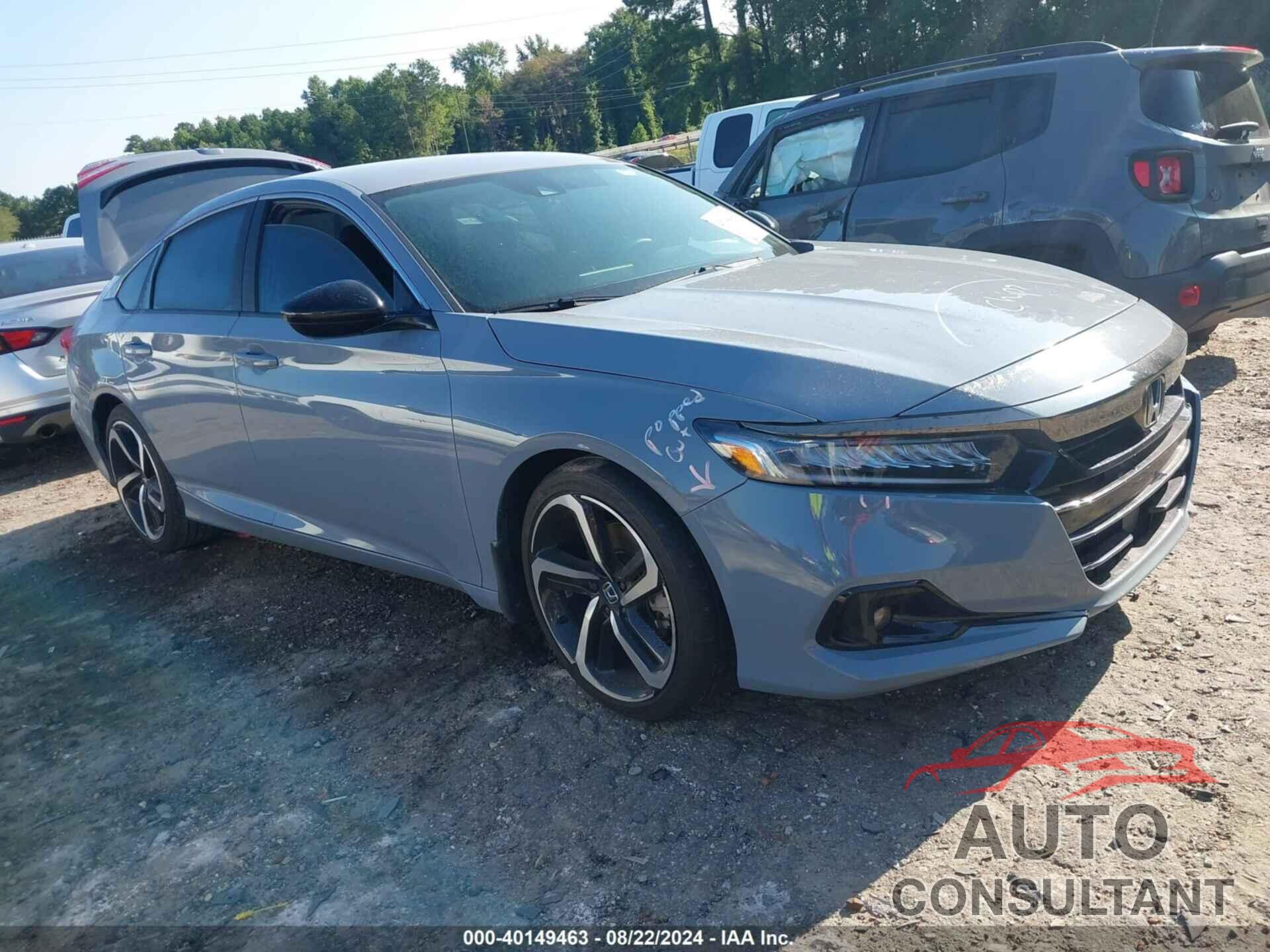 HONDA ACCORD 2022 - 1HGCV1F46NA062164