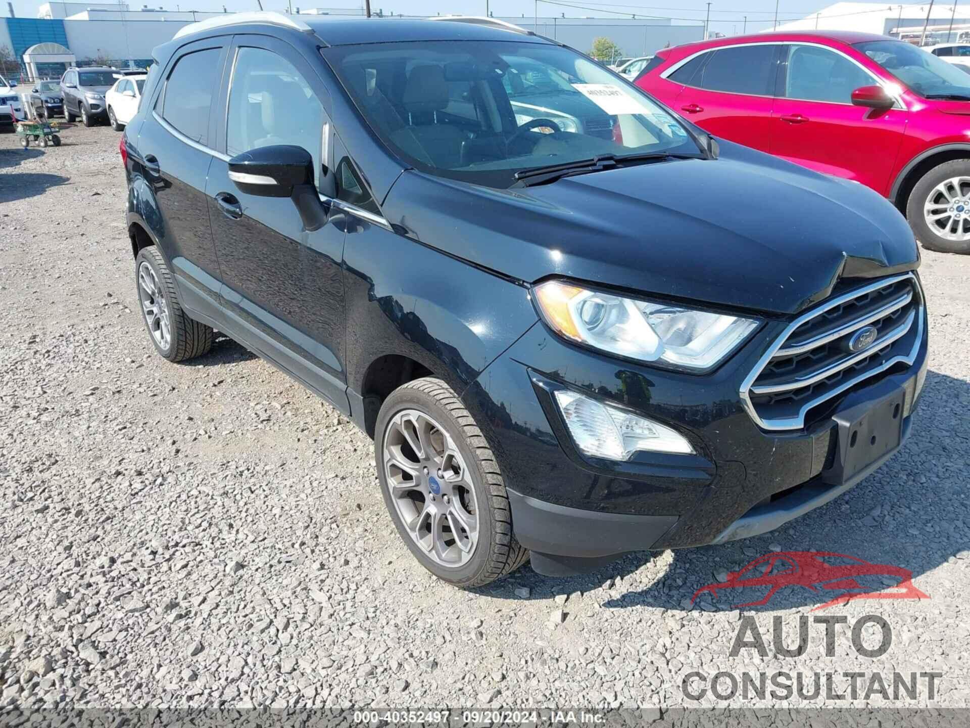 FORD ECOSPORT 2019 - MAJ6S3KL2KC288317