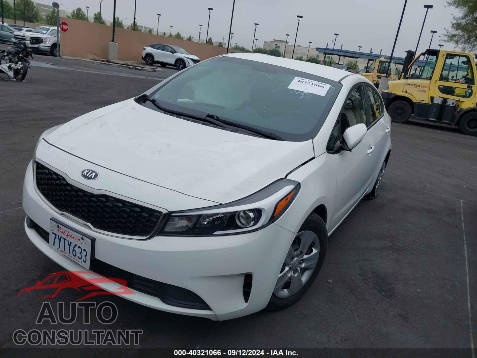 KIA FORTE 2017 - 3KPFK4A73HE140943