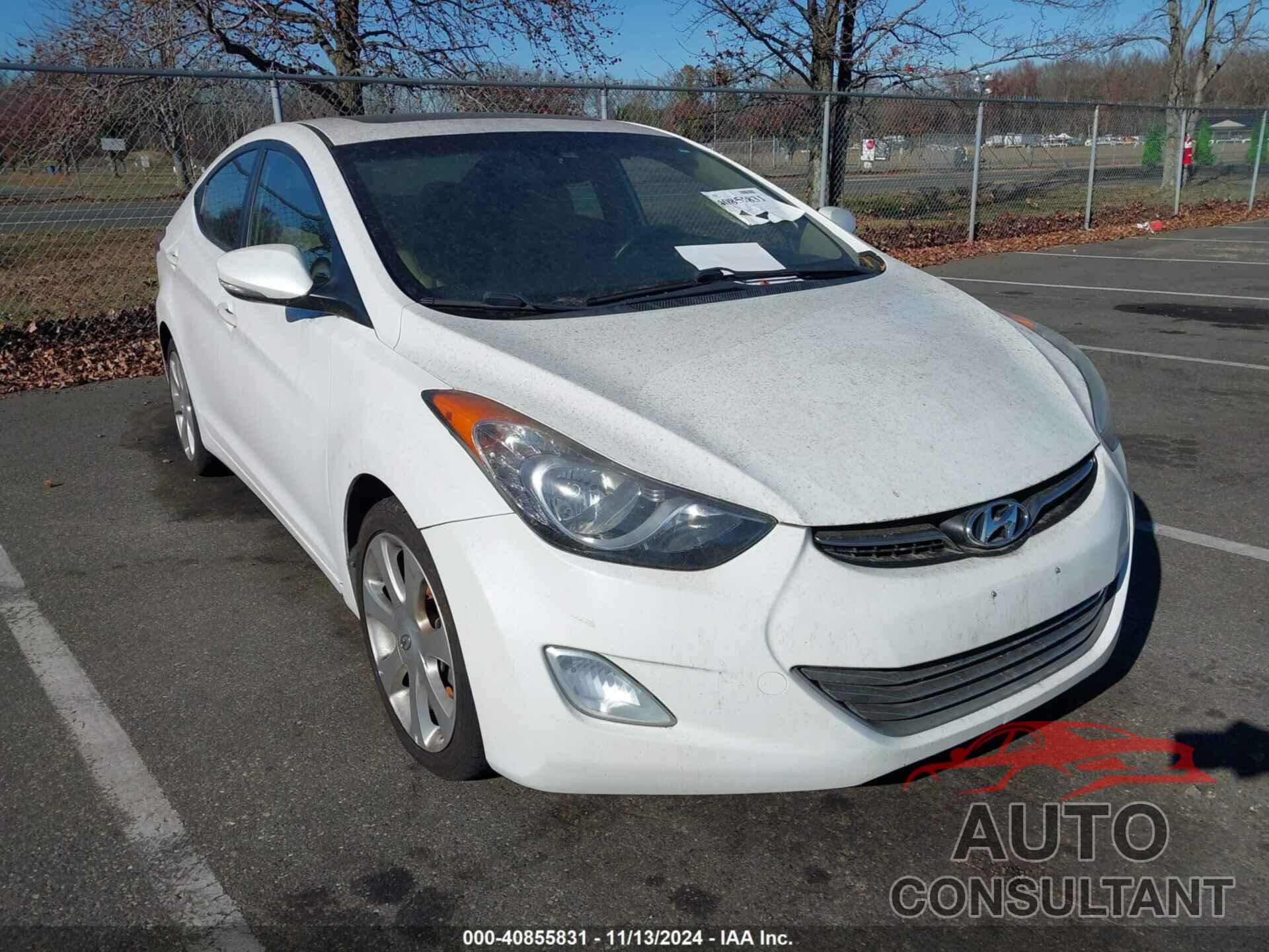 HYUNDAI ELANTRA 2013 - 5NPDH4AEXDH229807