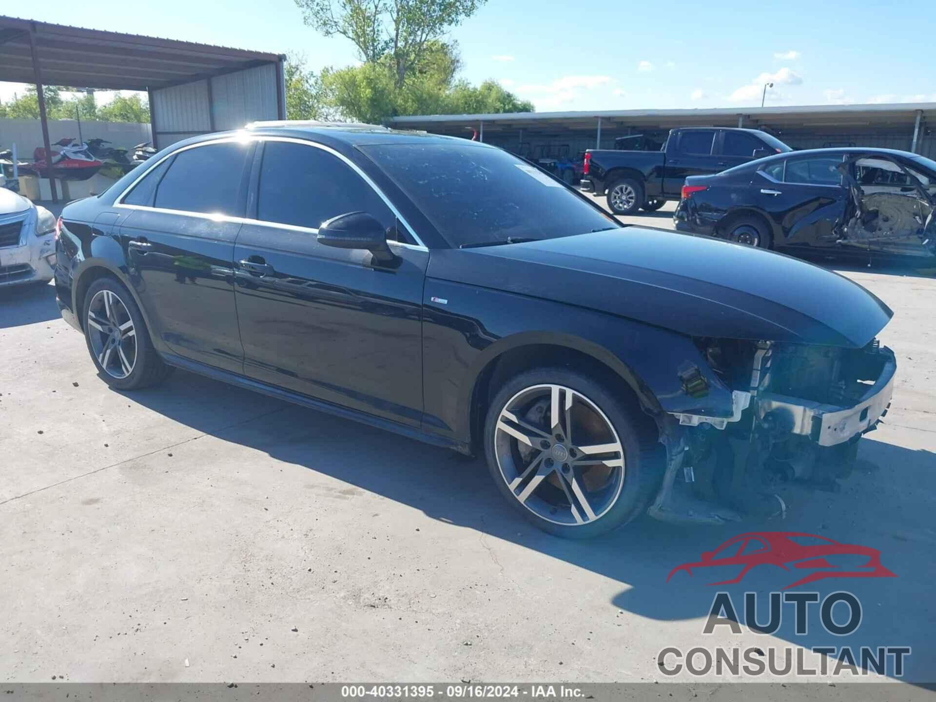 AUDI A4 2018 - WAUENAF40JA048971