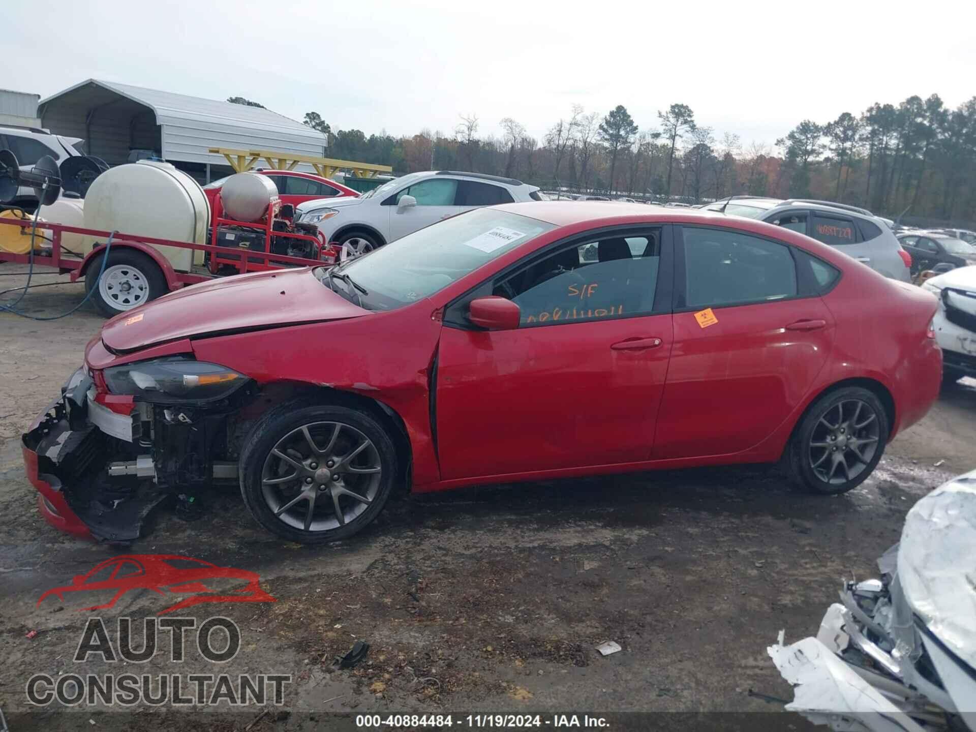 DODGE DART 2013 - 1C3CDFBA9DD122840