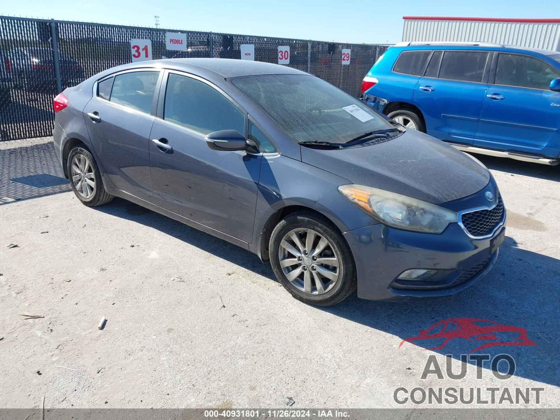 KIA FORTE 2014 - KNAFX4A87E5047504